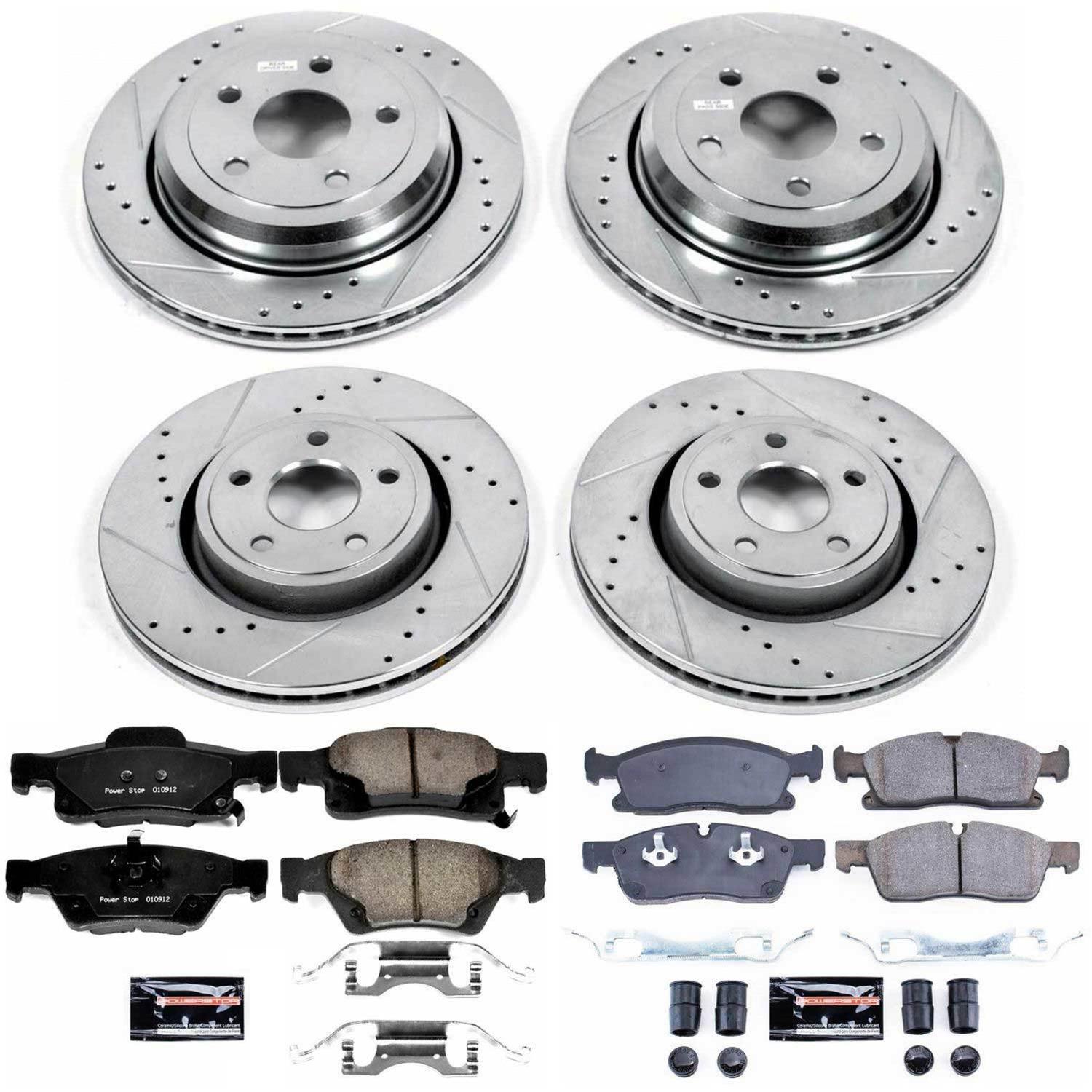 Power Stop 13-16 Dodge Durango Front & Rear Z23 Evolution Sport Brake Kit (1x psbK5953, 1x psbK6536) thumbnail 4