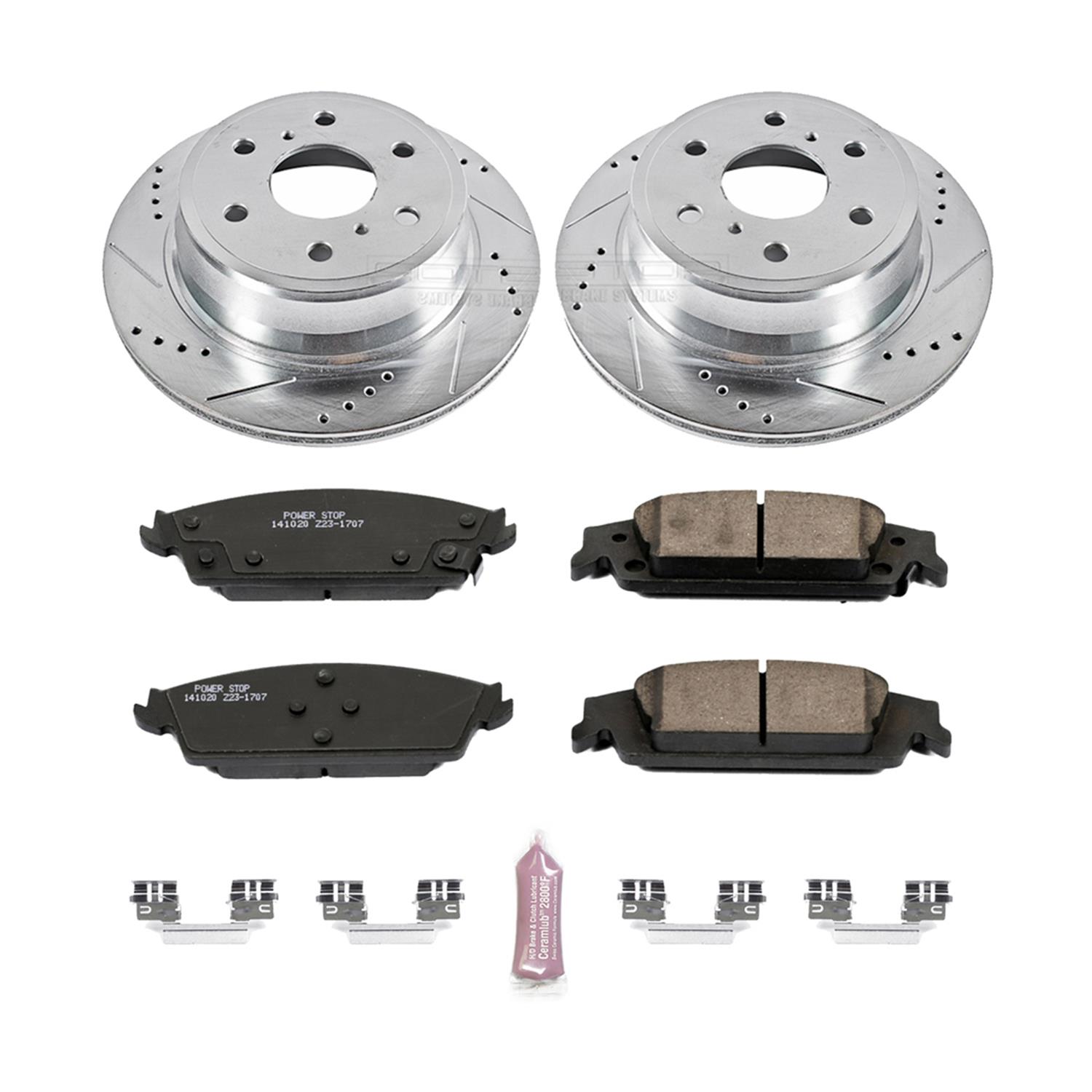 PowerStop Front Z23 Evolution Sport Brake Kit | Hyundai Santa Fe Sport (13-18) (K7064) main image 0