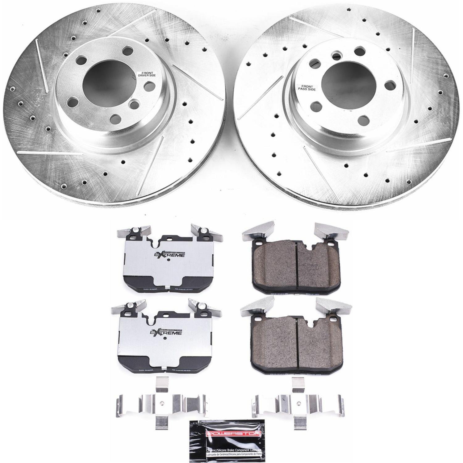 Power Stop 14-16 BMW 228i Front & Rear Z26 Street Warrior Brake Kit (1x psbK6657-26, 1x psbK6653-26) thumbnail 4