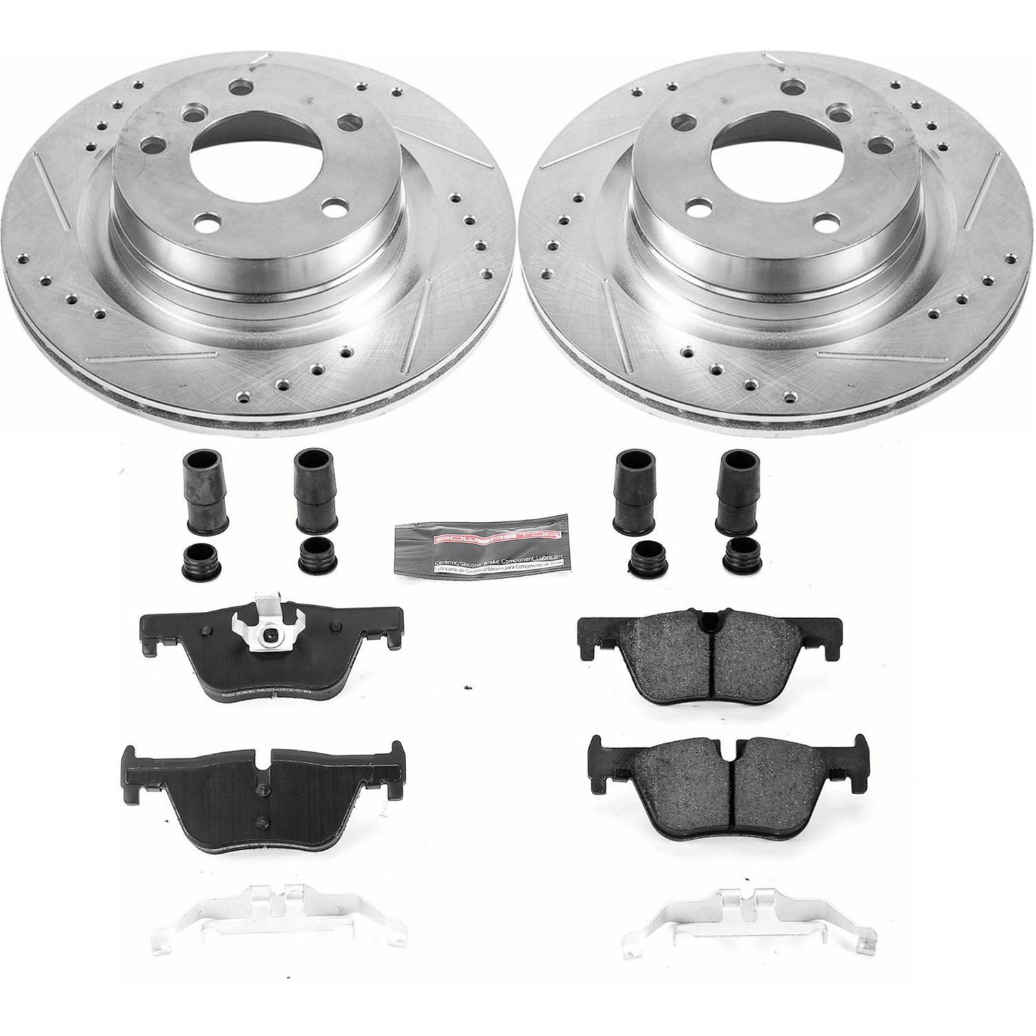 Power Stop 14-16 BMW 228i Rear Z23 Evolution Sport Brake Kit w/Calipers (1x psbK6656, 1x psbS7110) thumbnail 3
