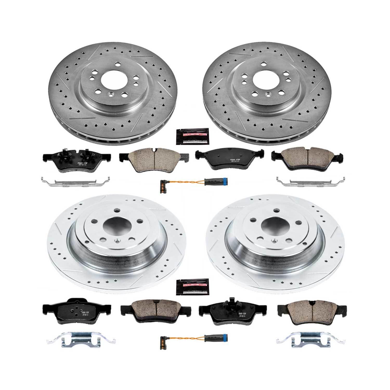 Power Stop 10-11 Mercedes-Benz ML450 Front & Rear Z23 Evolution Sport Brake Kit (1x psbK6709, 1x psbK6712) thumbnail 2