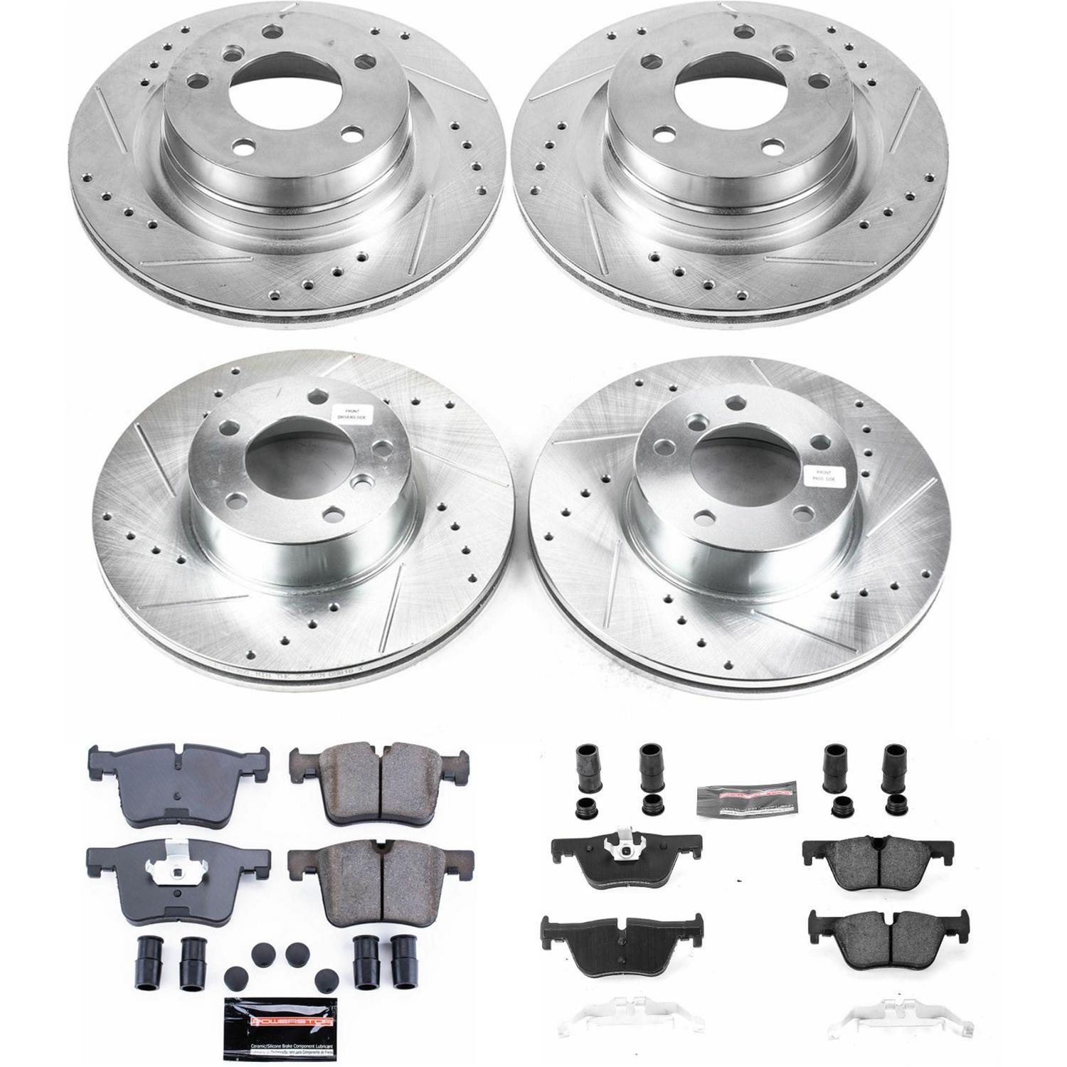 Power Stop 14-16 BMW 228i Front & Rear Z23 Evolution Sport Brake Kit (1x psbK6656, 1x psbK6743) thumbnail 2