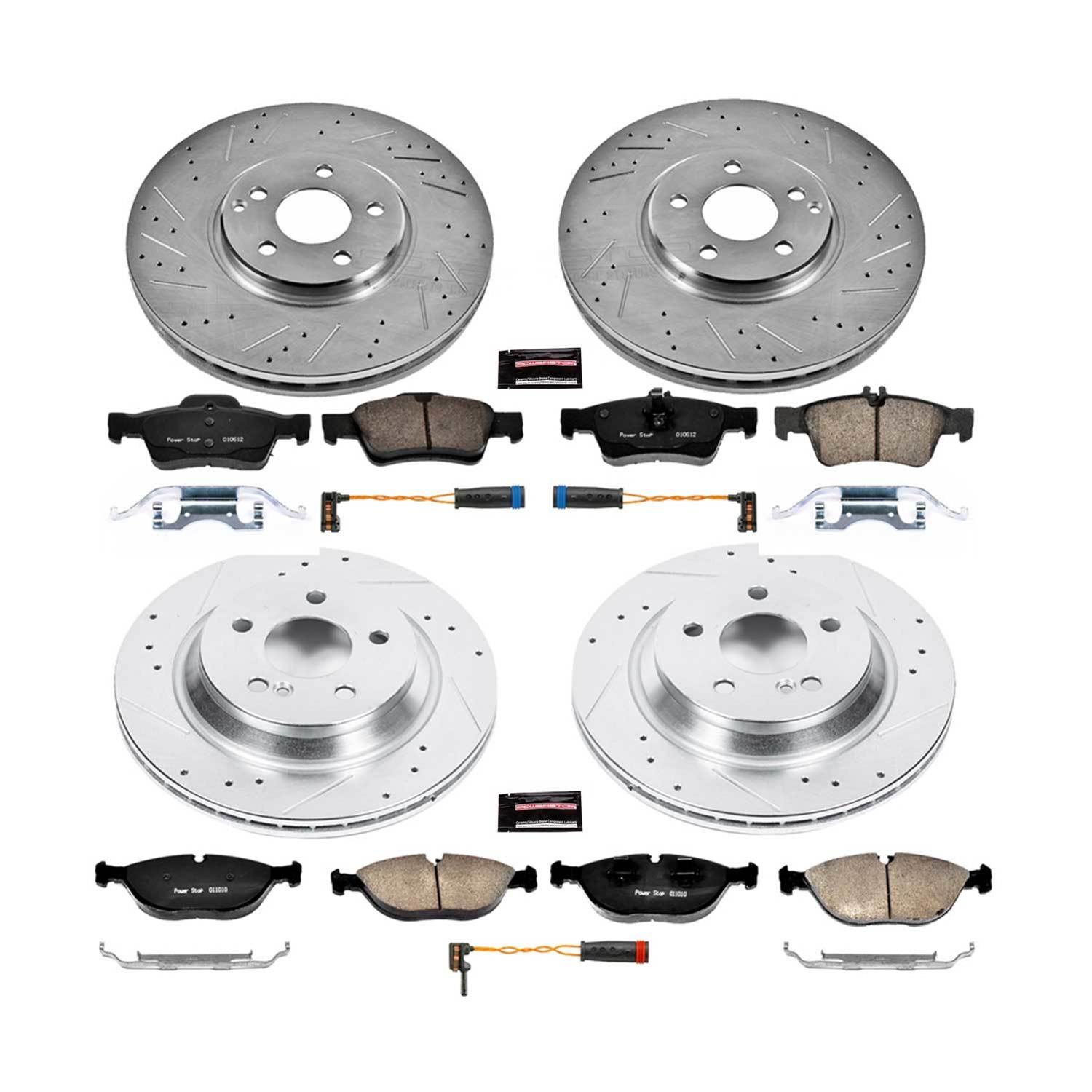Power Stop 03-06 Mercedes-Benz S430 Front & Rear Z23 Evolution Sport Brake Kit (1x psbK6567, 1x psbK5120) thumbnail 2