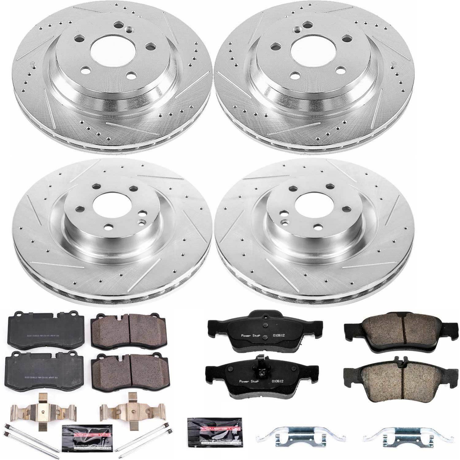 Power Stop 12-13 Mercedes-Benz S350 Front & Rear Z23 Evolution Sport Brake Kit (1x psbK6569, 1x psbK6755) thumbnail 4