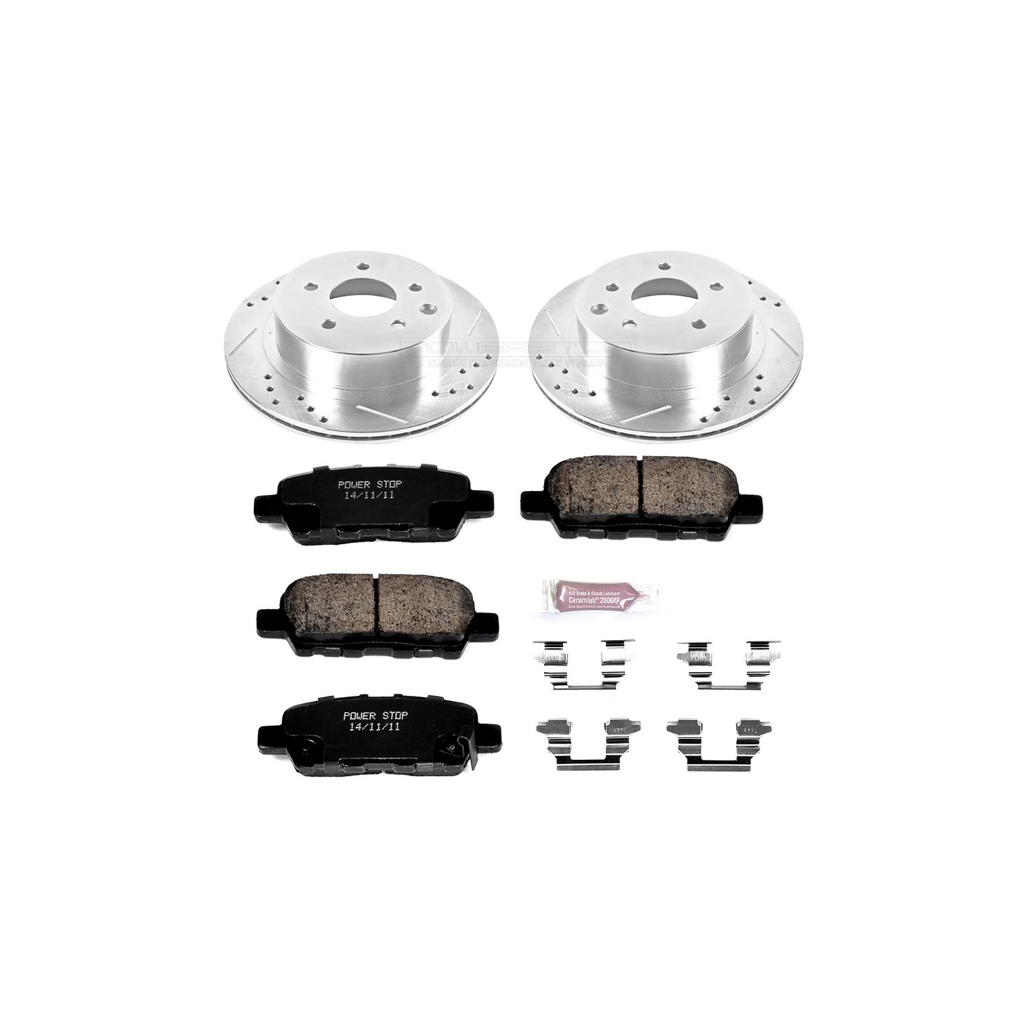 Power Stop K6761 Power Stop Z23 Evolution Sport Brake Upgrade Kits