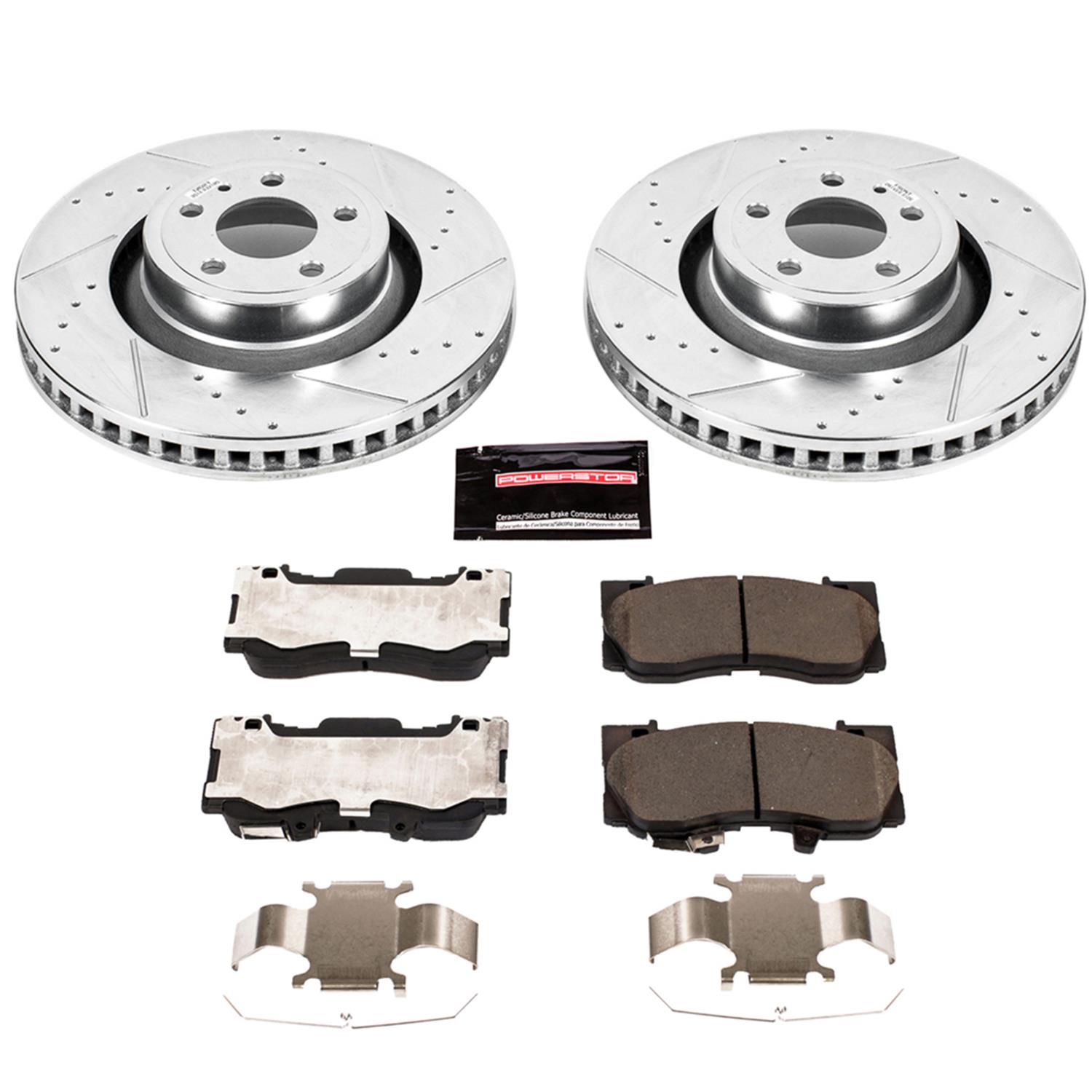 Brake Kits Brake System Automotive Power Stop K6806 Front Brake Kit
