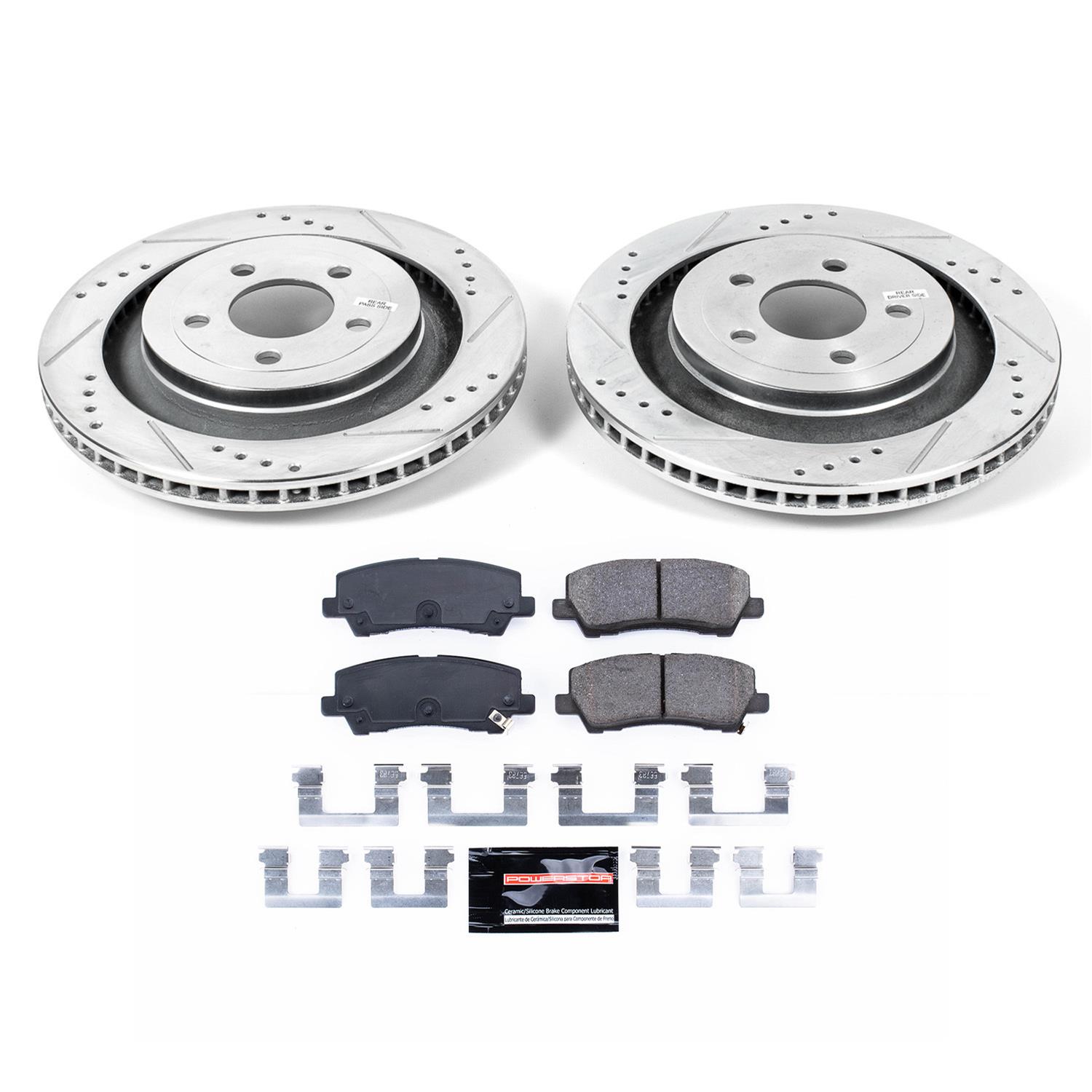 【ksk 】スポーツセット PowerStop KC6812 PowerStop Z23 Evolution Sport Brake Upgrade Kits