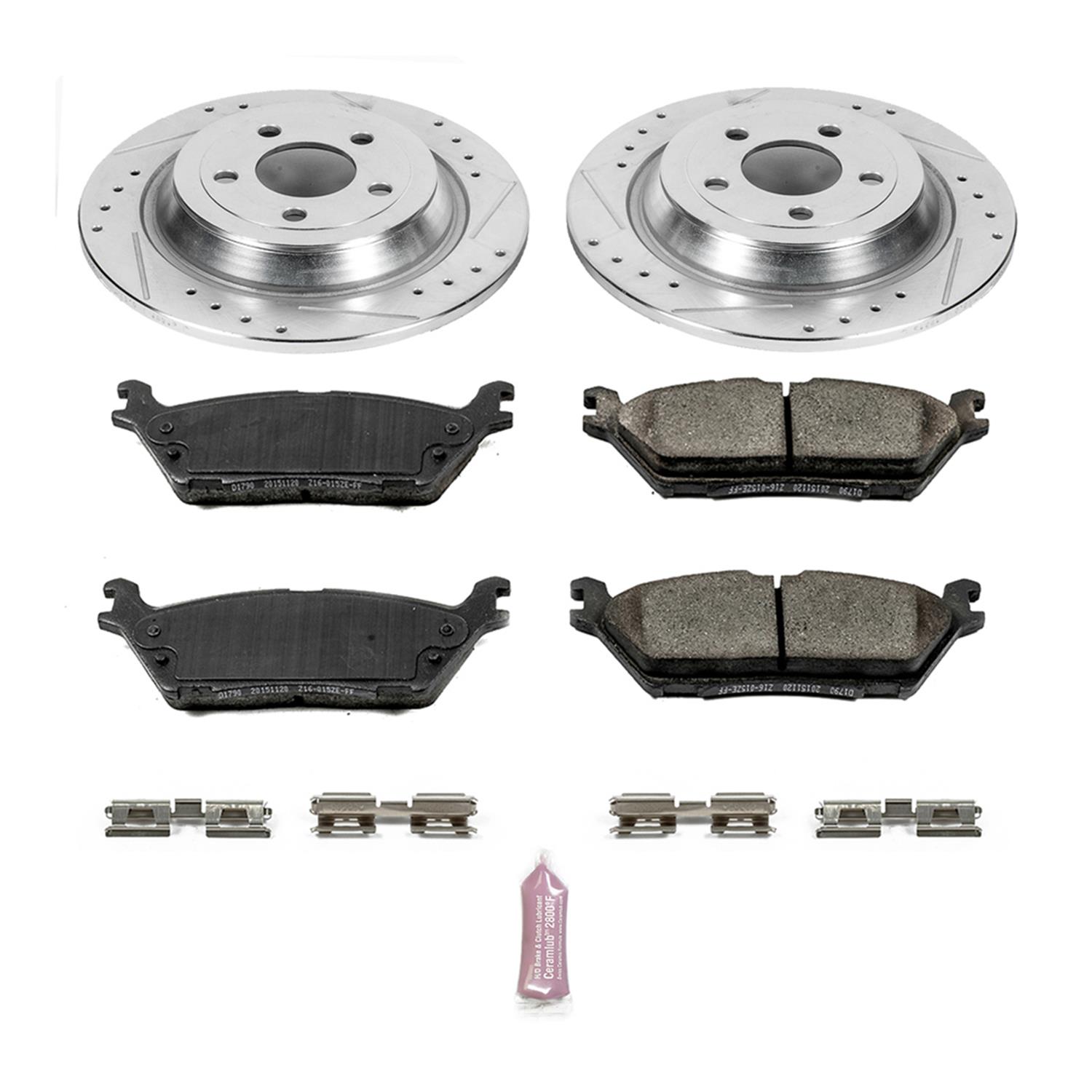 Power Stop 15-17 Ford F-150 Front & Rear Z23 Evolution Sport Brake Kit w/Calipers (1x psbS5500, 1x psbS5404, 1x psbK6814, 1x psbK3167) thumbnail 5