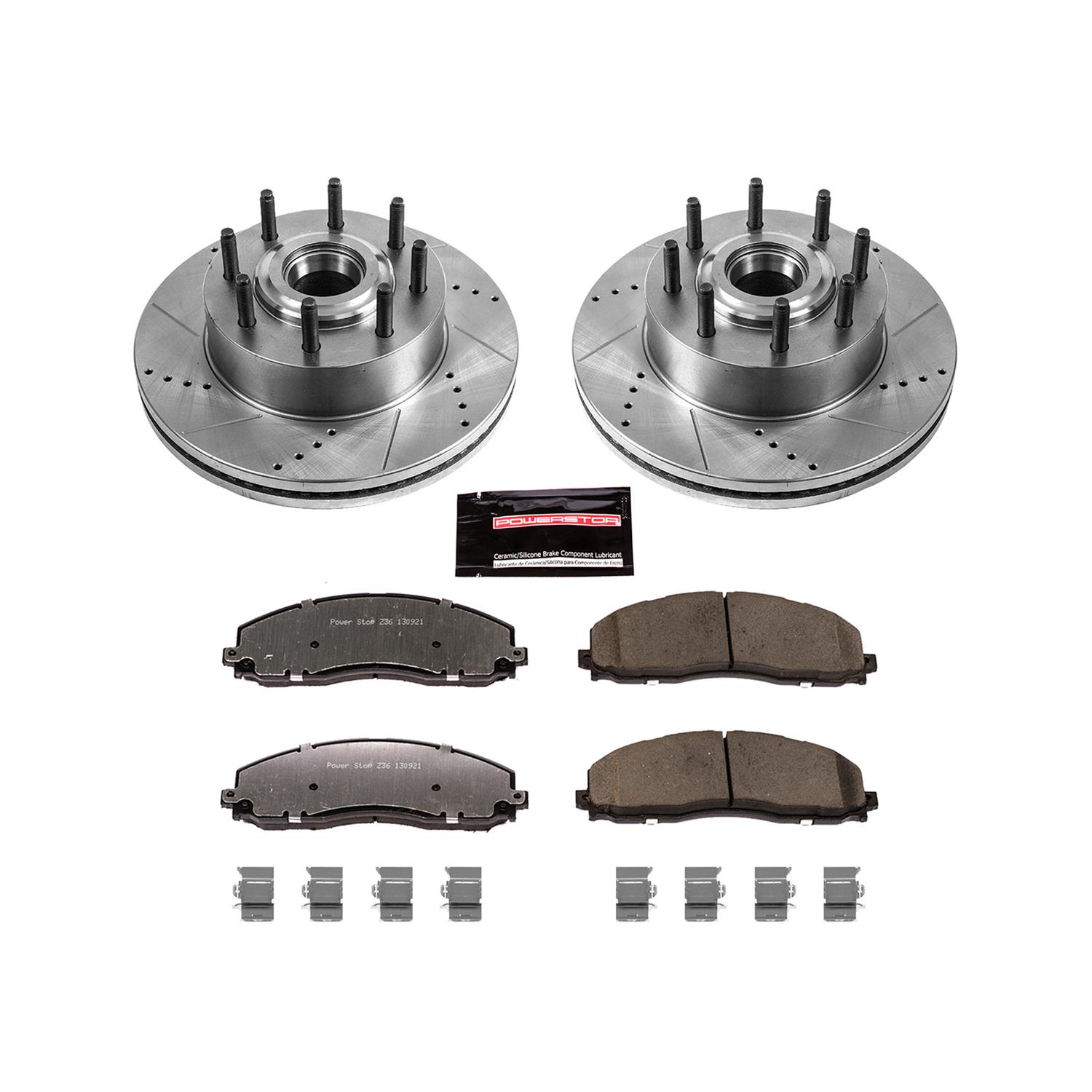 Power Stop 13-22 Ford F-350 Super Duty Front Z36 Truck & Tow Brake Kit (1x psbZ36-1680, 1x psbAR85169XL, 1x psbAR85169XR, 1x psbPBK067) thumbnail 8