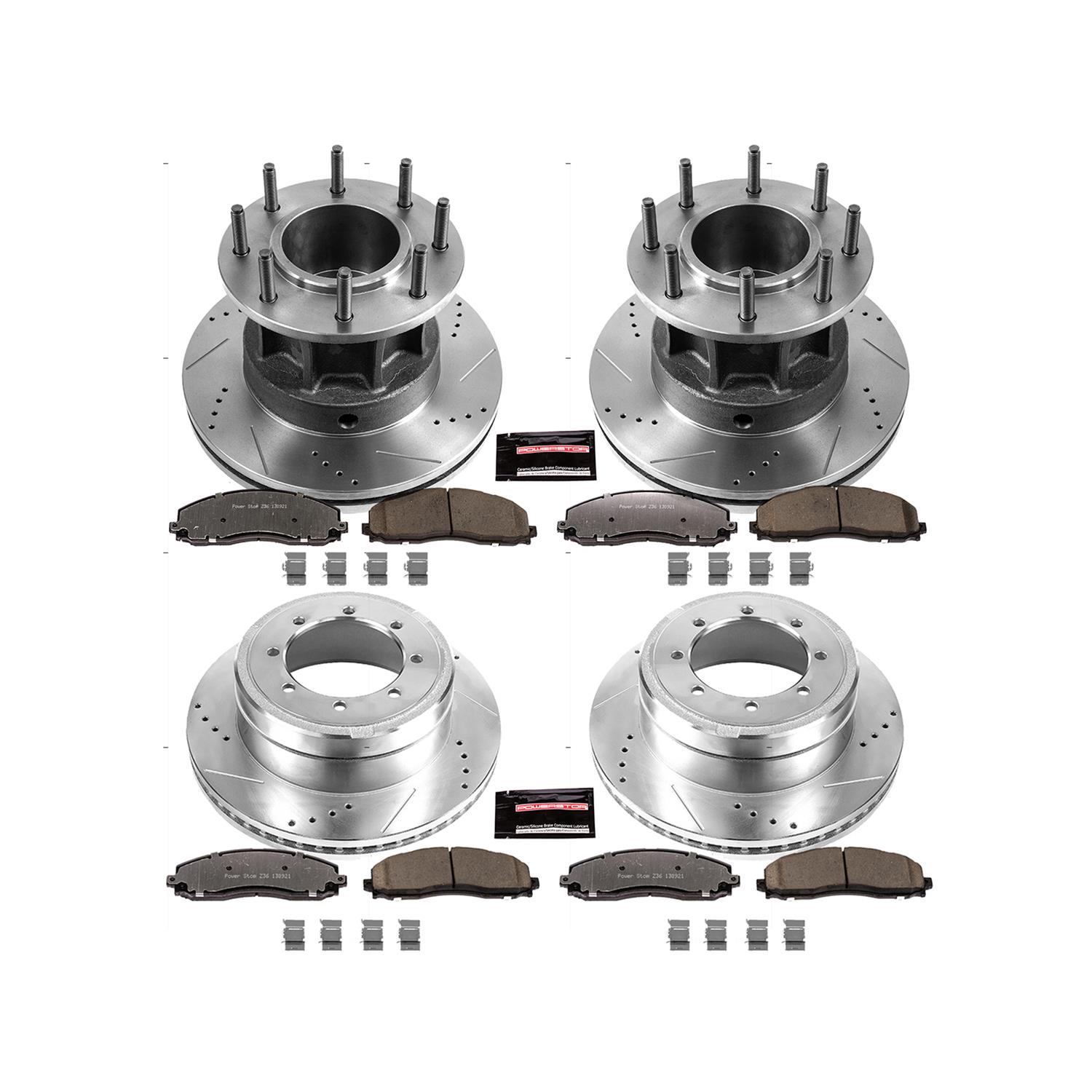 Power Stop 13-16 Ford F-350 Super Duty Front & Rear Z36 Truck & Tow Brake Kit (Bundled Kit) thumbnail 6