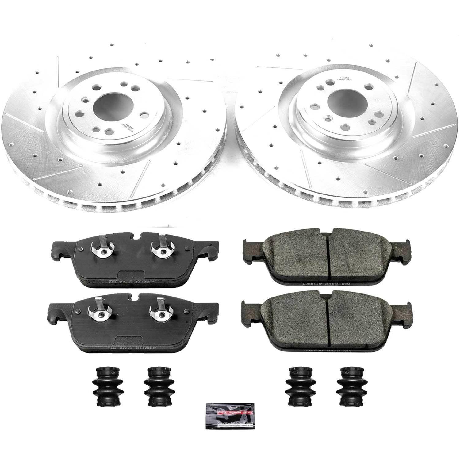 Power Stop 17-18 Mercedes-Benz GLS550 Front Z23 Evolution Brake Kit (1x psbZ23-1636, 1x psbSW-0510, 1x psbEBR1461XL, 1x psbEBR1461XR) thumbnail 9