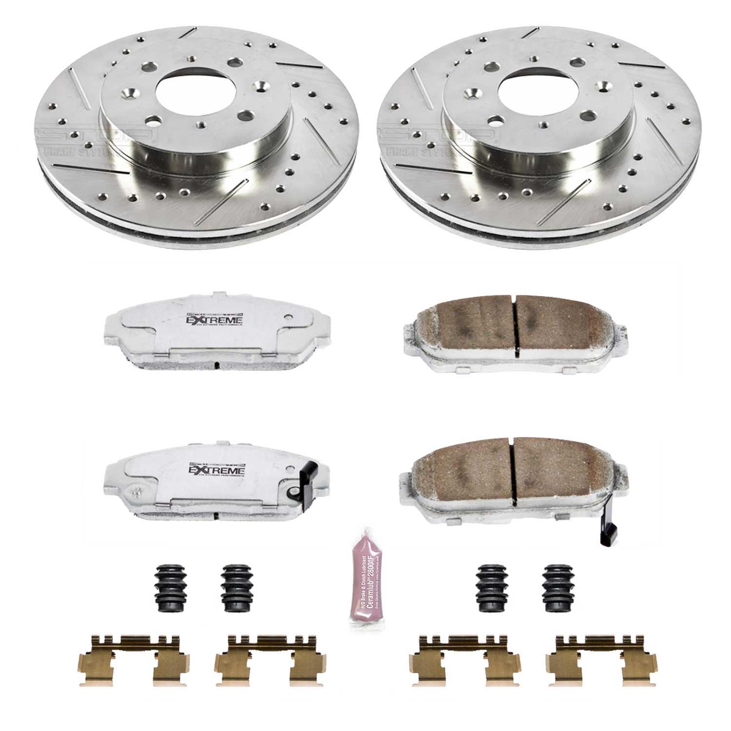 PowerStop KC5523-26 F&R Z26 Street Warrior Brake Kit | Buick LaCrosse/Regal (12-16) (KC5523-26) main image 1