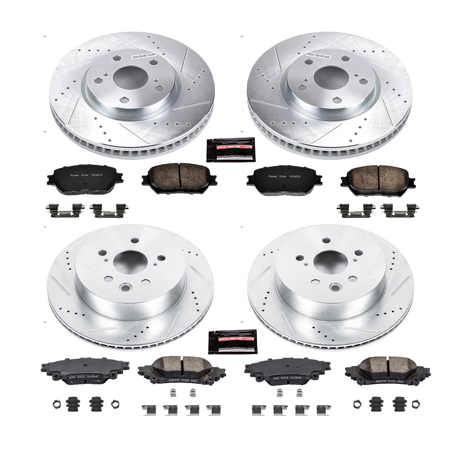 Power Stop 14-15 Lexus IS250 Front & Rear Z23 Evolution Sport Brake Kit (1x psbK6928, 1x psbK5272) thumbnail 9