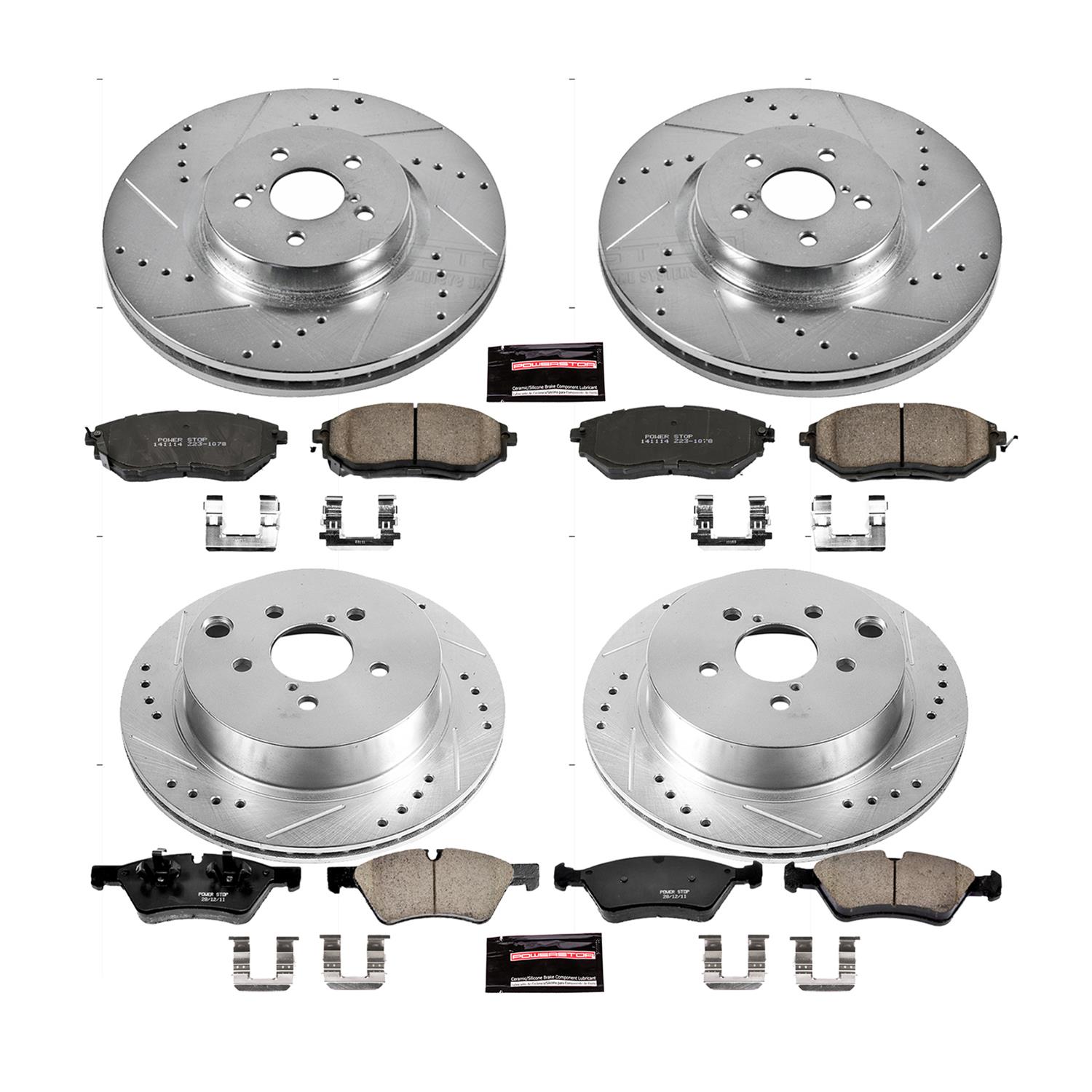Power Stop 14-18 Subaru Forester Front & Rear Z23 Evolution Sport Brake Kit (1x psbK6978, 1x psbK285) thumbnail 8