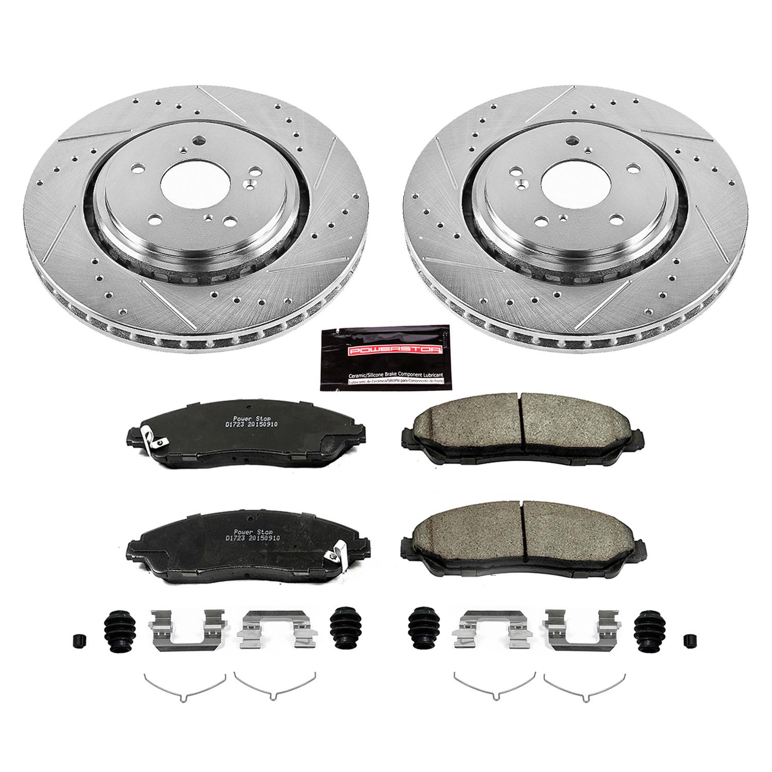 Power Stop 14-16 Acura MDX Front Z23 Evolution Sport Brake Kit w/Calipers (1x psbS3826A, 1x psbK6957) thumbnail 6