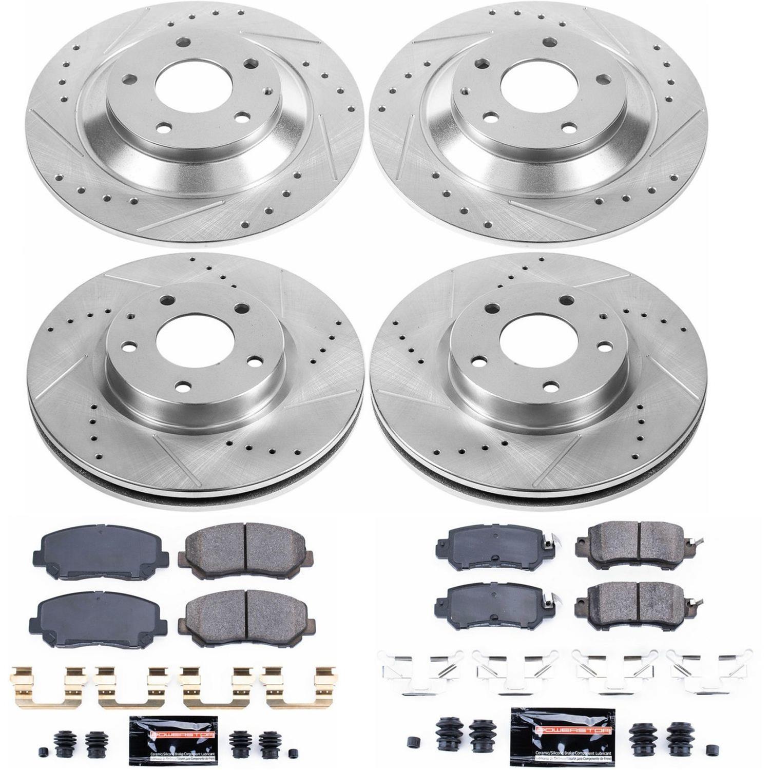 Power Stop 13-15 Mazda CX-5 Front & Rear Z23 Evolution Sport Brake Kit (1x psbK6964, 1x psbK6967) thumbnail 4