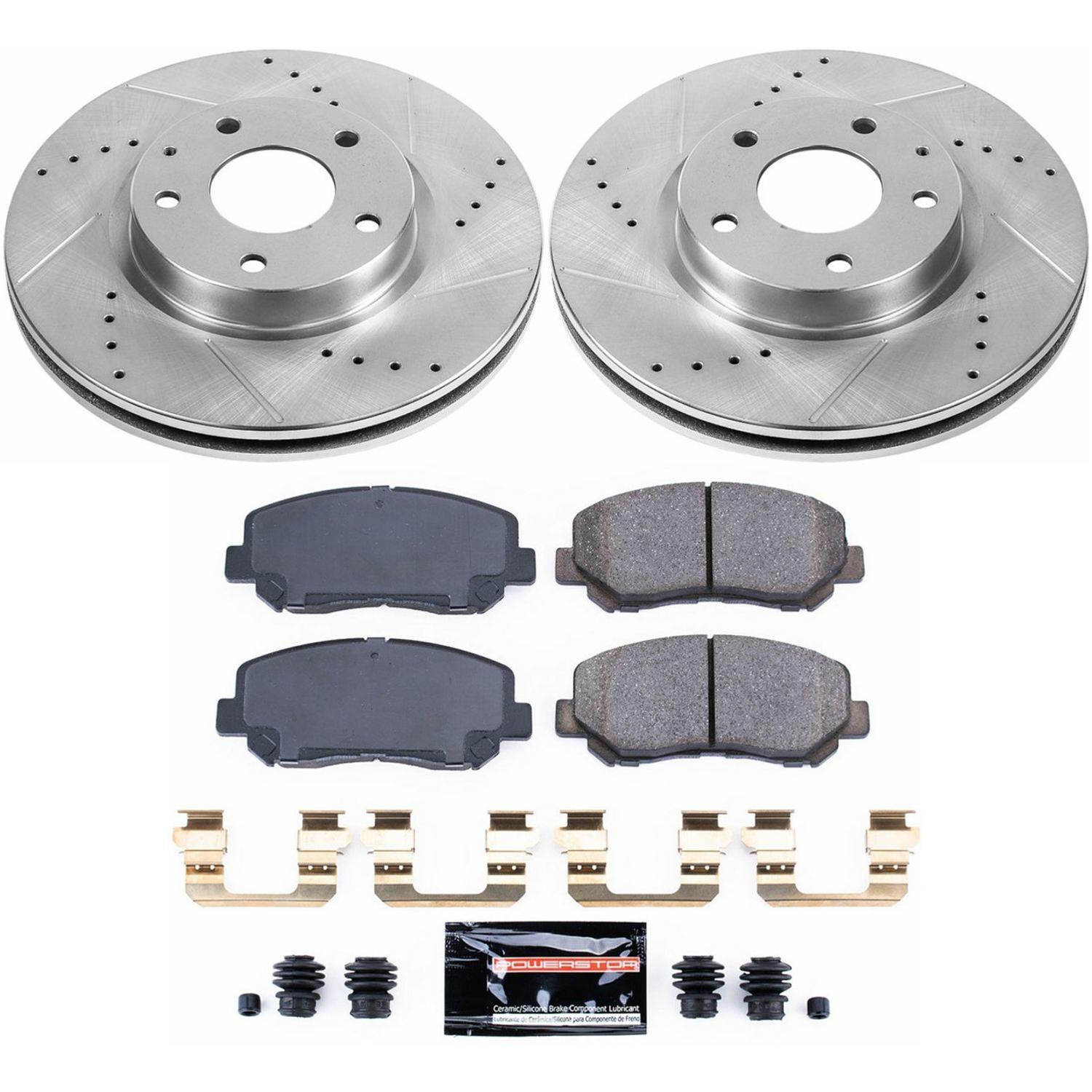 Power Stop 13-15 Mazda CX-5 Front Z23 Evolution Sport Brake Kit w/Calipers (1x psbK6967, 1x psbS7120) thumbnail 9