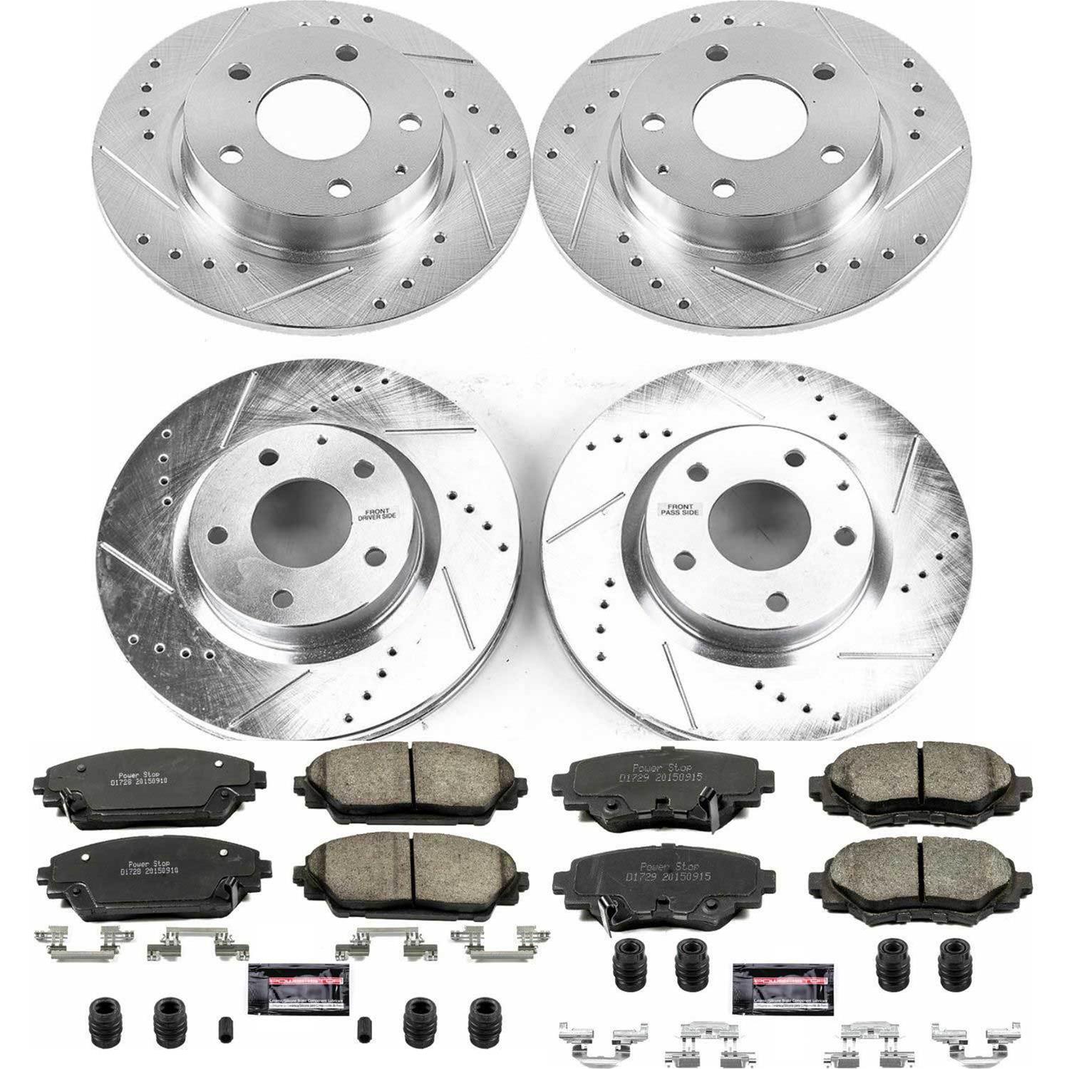 Power Stop 14-16 Mazda 3 Front & Rear Z23 Evolution Sport Brake Kit (1x psbK6963, 1x psbK6971) thumbnail 3
