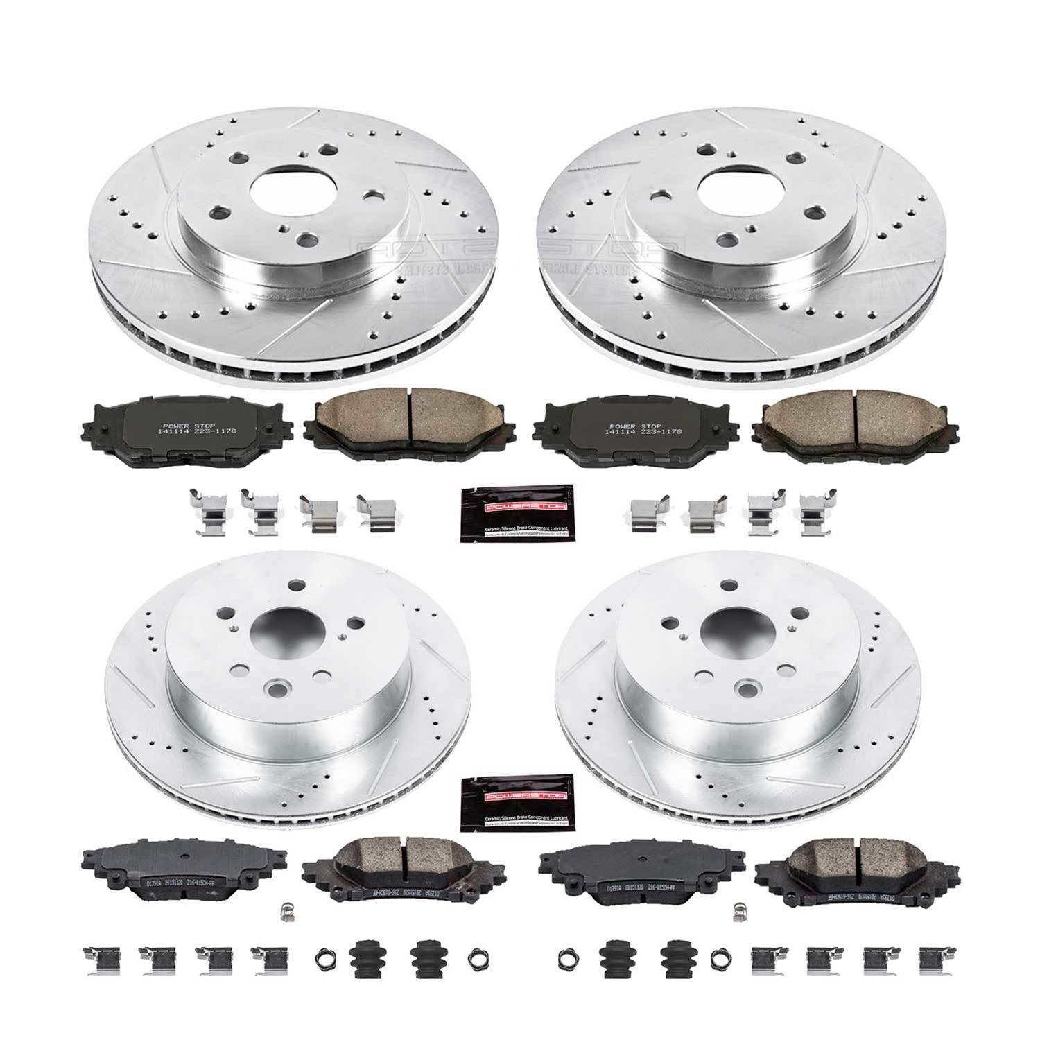 Power Stop 14-15 Lexus IS250 Front & Rear Z23 Evolution Sport Brake Kit (1x psbK2406, 1x psbK6928) thumbnail 2