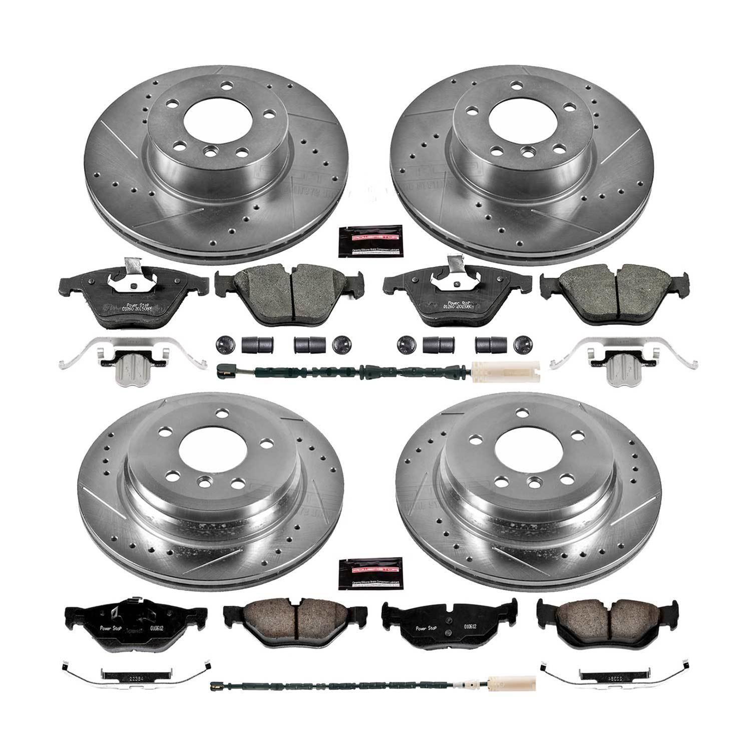 Power Stop 13-15 BMW X1 Front & Rear Z23 Evolution Sport Brake Kit (1x psbK7008, 1x psbK7026) thumbnail 8