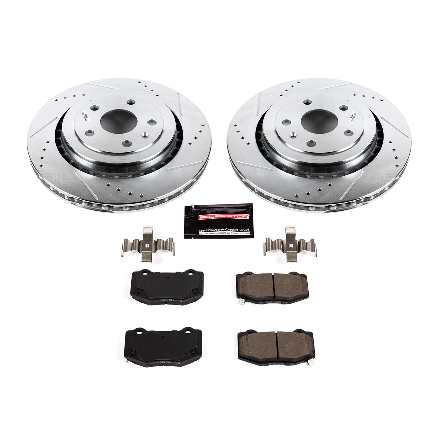 Power Stop K7045 Power Stop Z23 Evolution Sport Brake Upgrade Kits