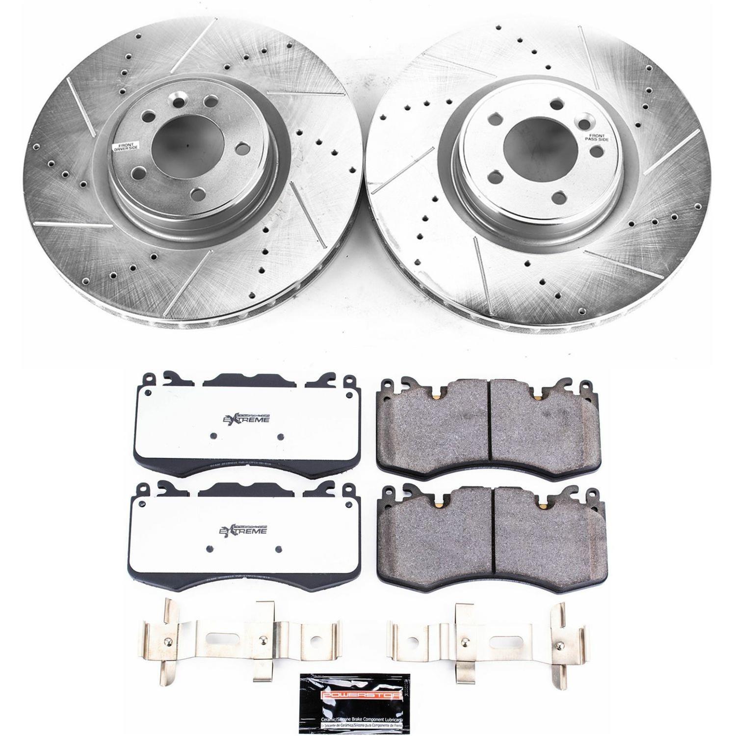 Power Stop 14-17 Land Rover Range Rover Sport Front Z36 Truck & Tow Brake Kit (1x psbSW-1612, 1x psbZ36-1426, 1x psbEBR1409XL, 1x psbEBR1409XR) thumbnail 8