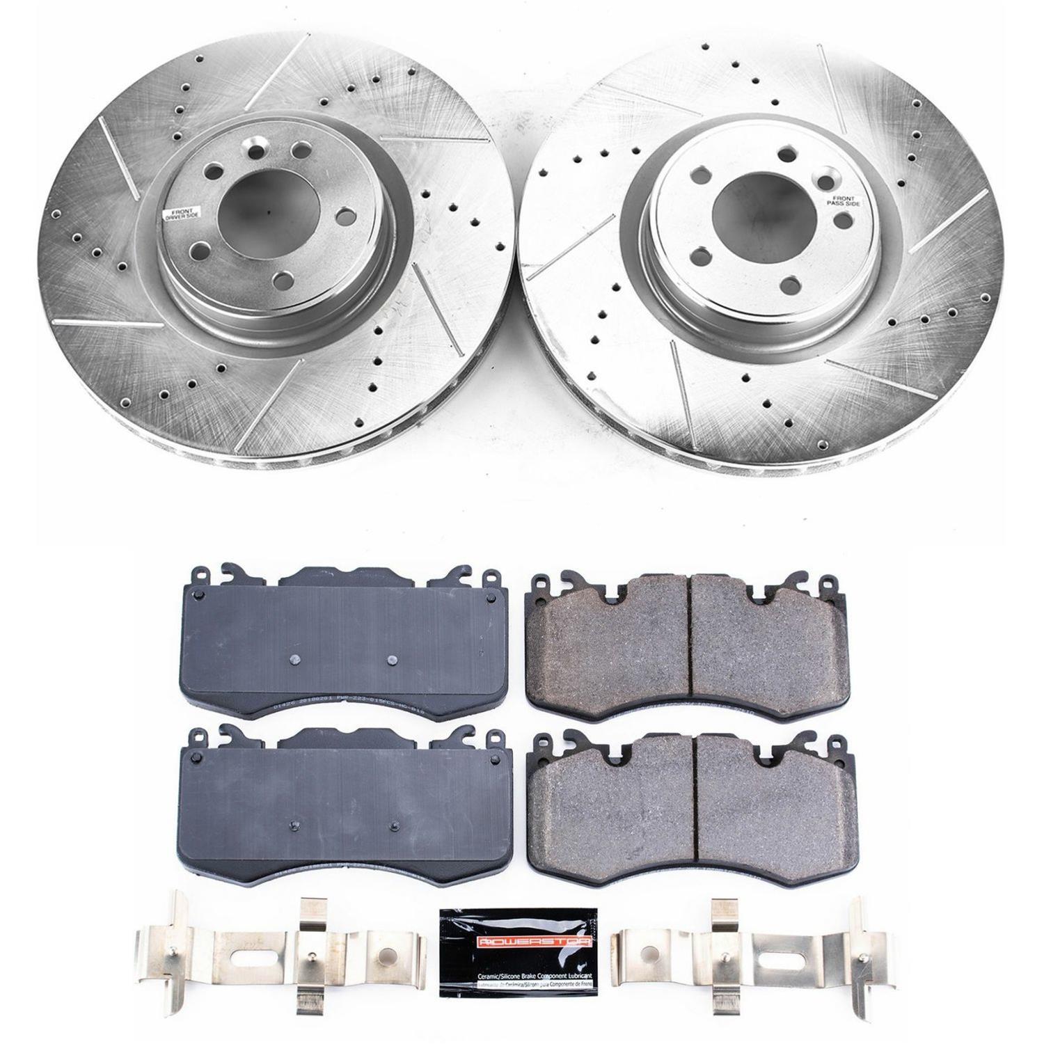 Power Stop 14-17 Land Rover Range Rover Sport Front Z23 Evolution Brake Kit (1x psbSW-1612, 1x psbZ23-1426, 1x psbEBR1409XL, 1x psbEBR1409XR) thumbnail 7