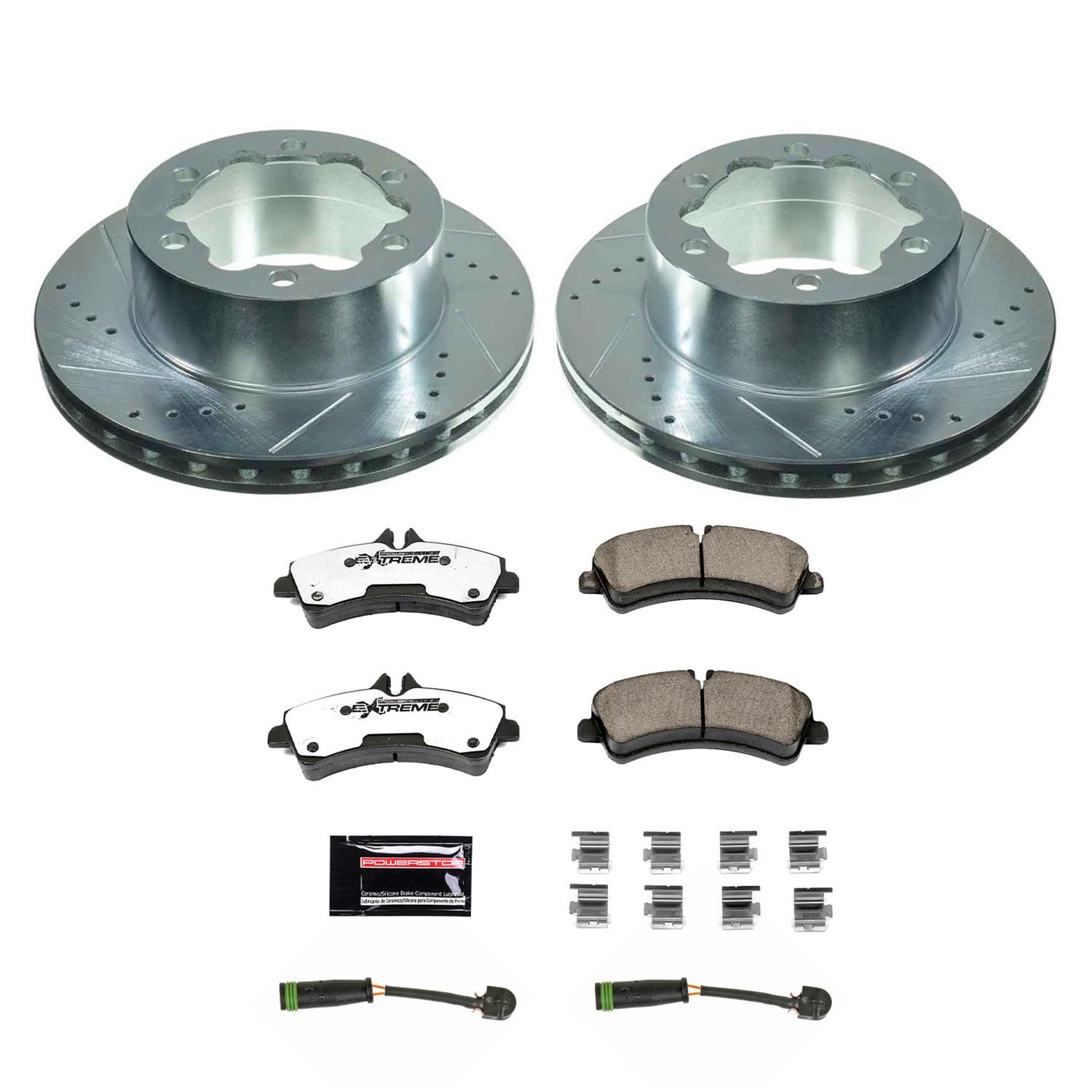 Power Stop 2018 Mercedes-Benz Sprinter 3500XD Front and Rear Z36 Truck & Tow Brake Kit (1x psbK6234-36, 1x psbK7094-36) thumbnail 6