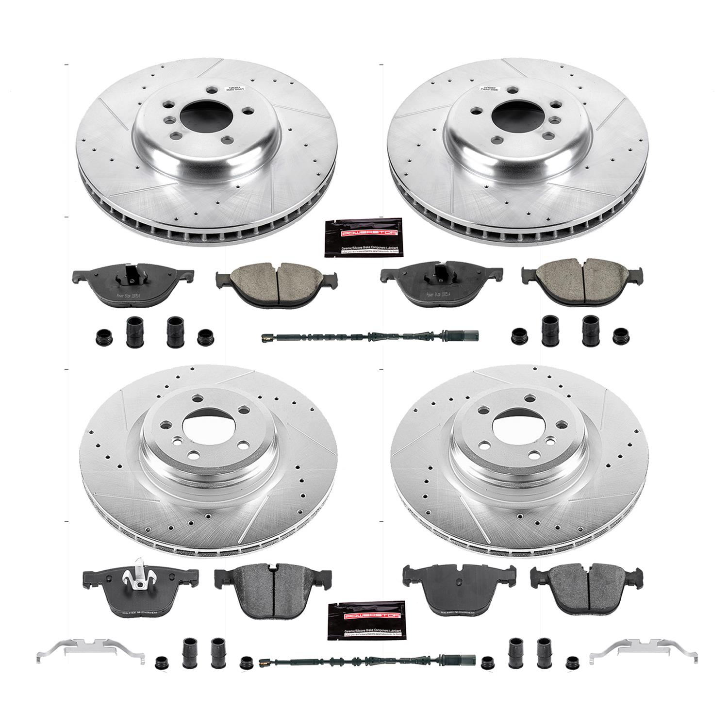 Power Stop 10-15 BMW 750Li Front & Rear Z23 Evolution Brake Kit (1x psbK7087, 1x psbSW-0456, 1x psbZ23-1409, 1x psbEBR1219XR, 1x psbEBR1220XL) thumbnail 8