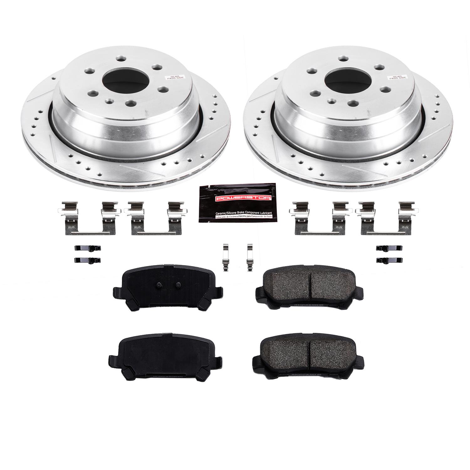 Power Stop K7127 Power Stop Z23 Evolution Sport Brake Upgrade Kits