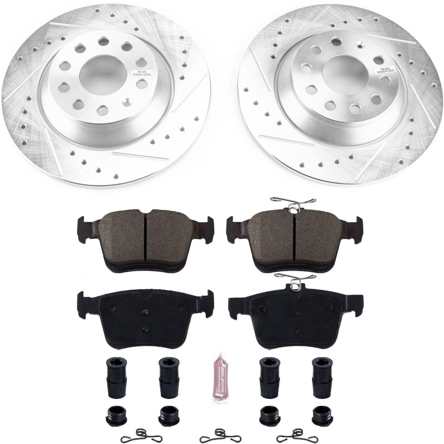 PowerStop K7176 PowerStop Z23 Evolution Sport Brake Upgrade Kits
