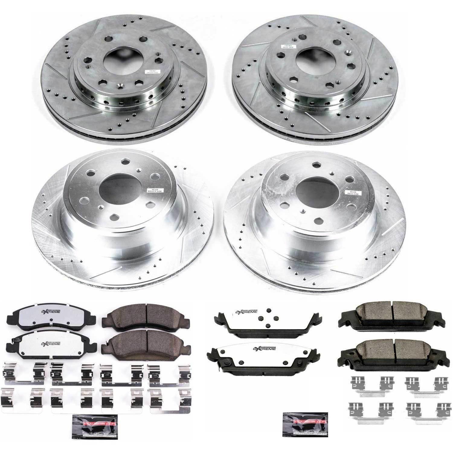 Power Stop 15-19 Chevrolet Tahoe Front & Rear Z36 Truck & Tow Brake Kit (1x psbK6562-36, 1x psbK5519-36) thumbnail 4
