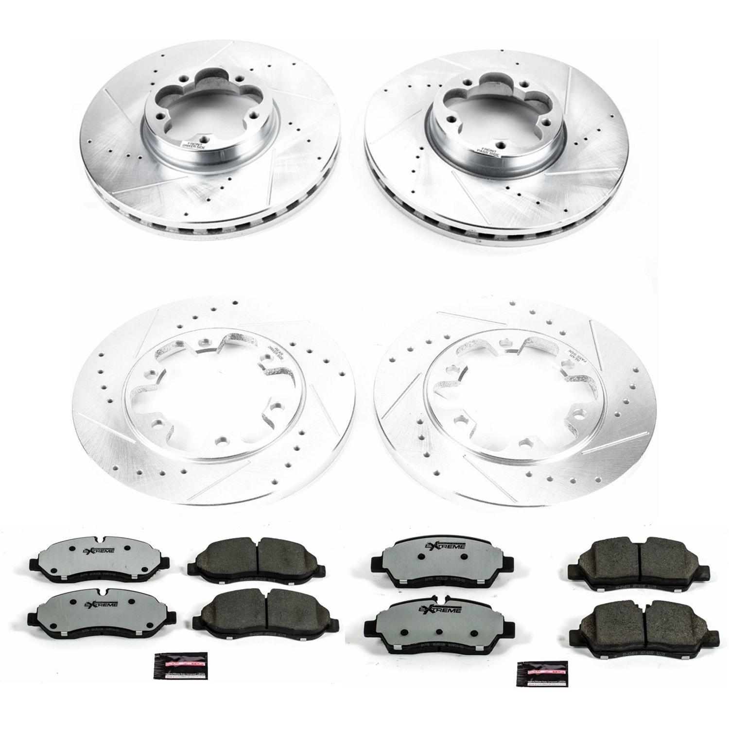 Power Stop 15-18 Ford Transit-350 HD Front & Rear Z36 Truck & Tow Brake Kit (1x psbK7148-36, 1x psbK7149-36) thumbnail 5