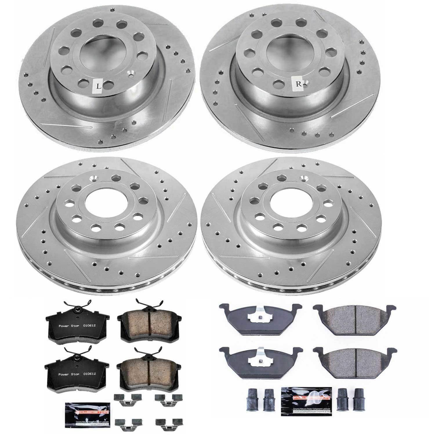 Power Stop 13-15 Volkswagen Jetta Front & Rear Z23 Evolution Sport Brake Kit (1x psbK6041, 1x psbK5671) thumbnail 8