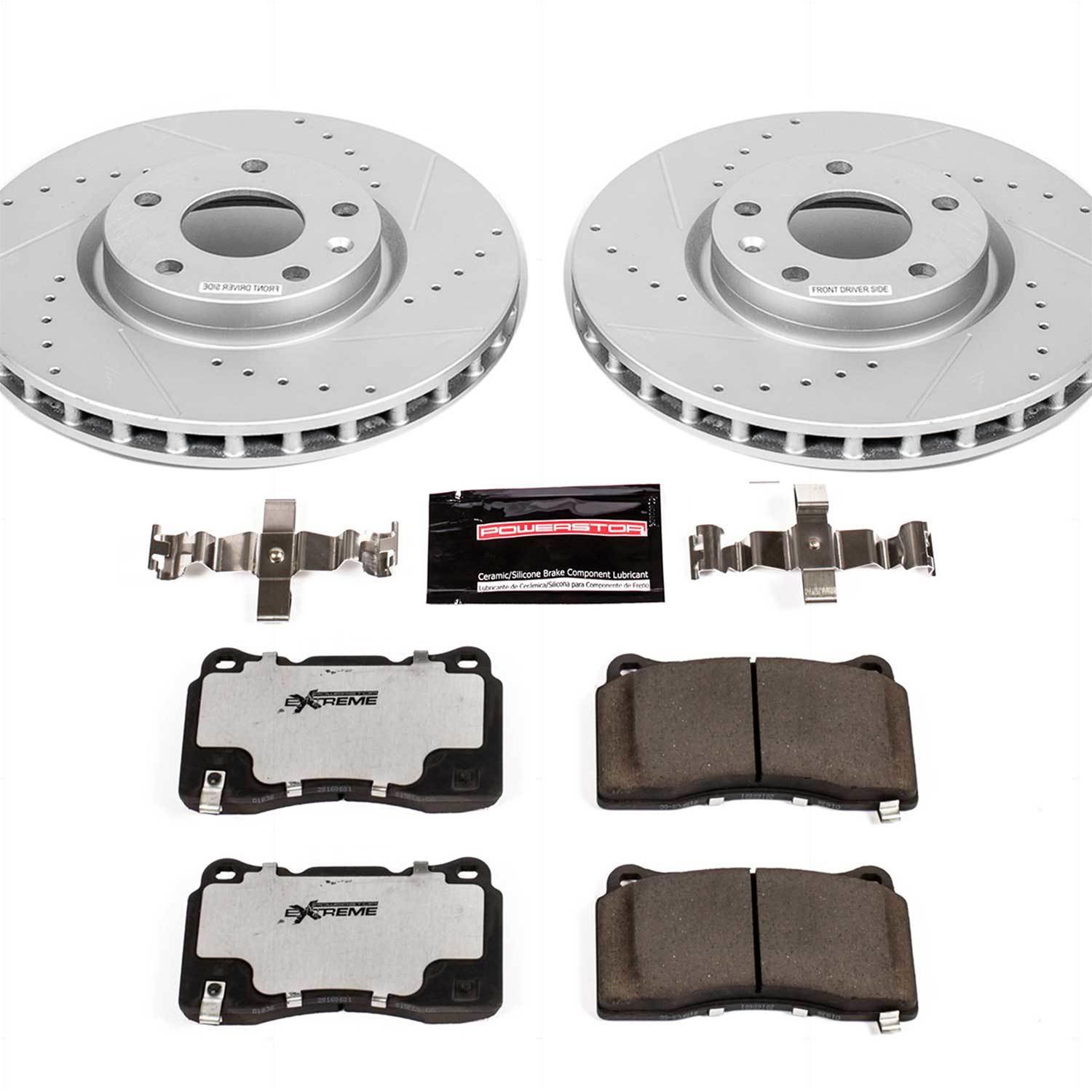 Power Stop 15-19 Chevrolet Corvette Front & Rear Z26 Street Warrior Brake Kit (1x psbK6530-26, 1x psbK7290-26) thumbnail 9