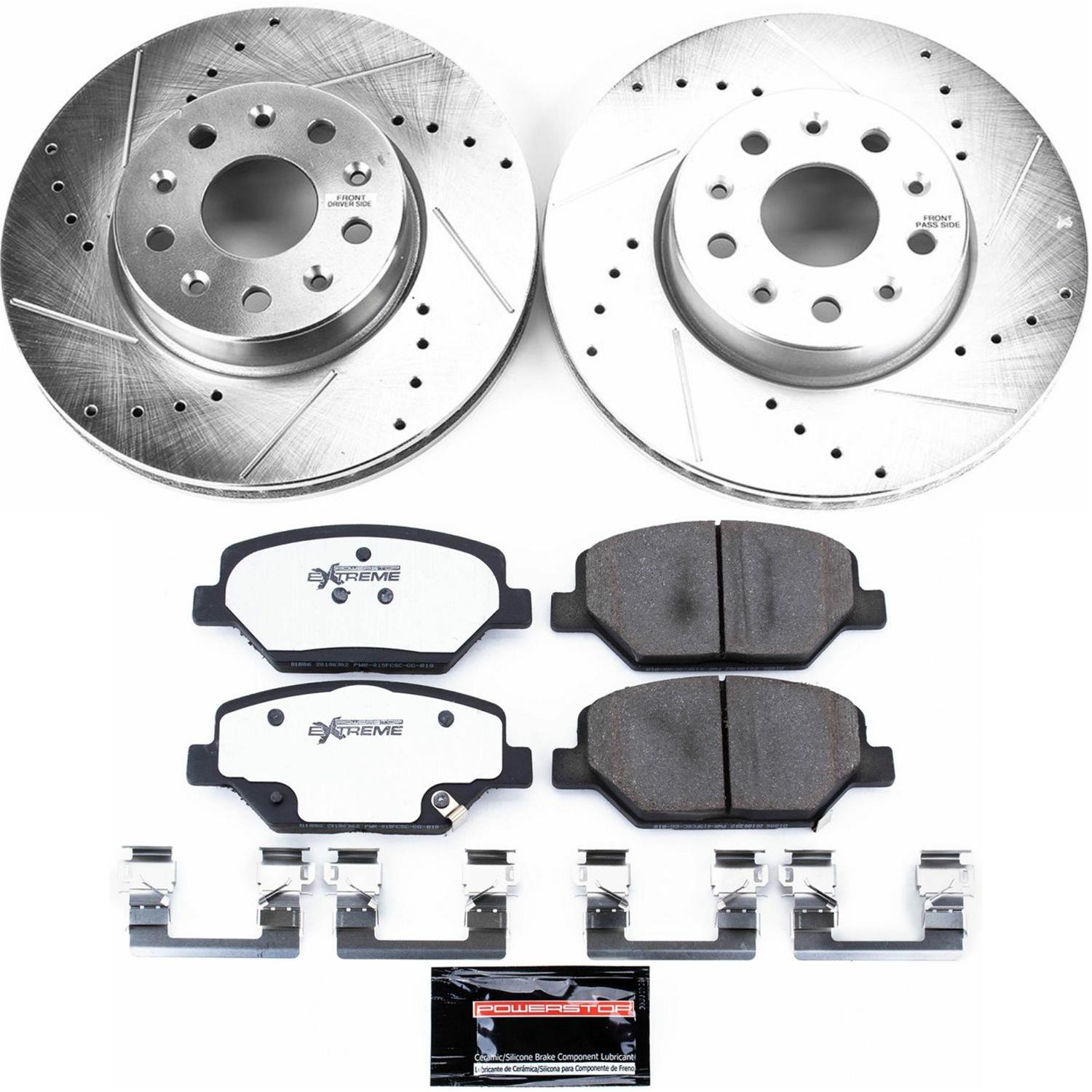 Power Stop K7295-26 Power Stop Z26 Street Warrior Brake Upgrade Kits ...