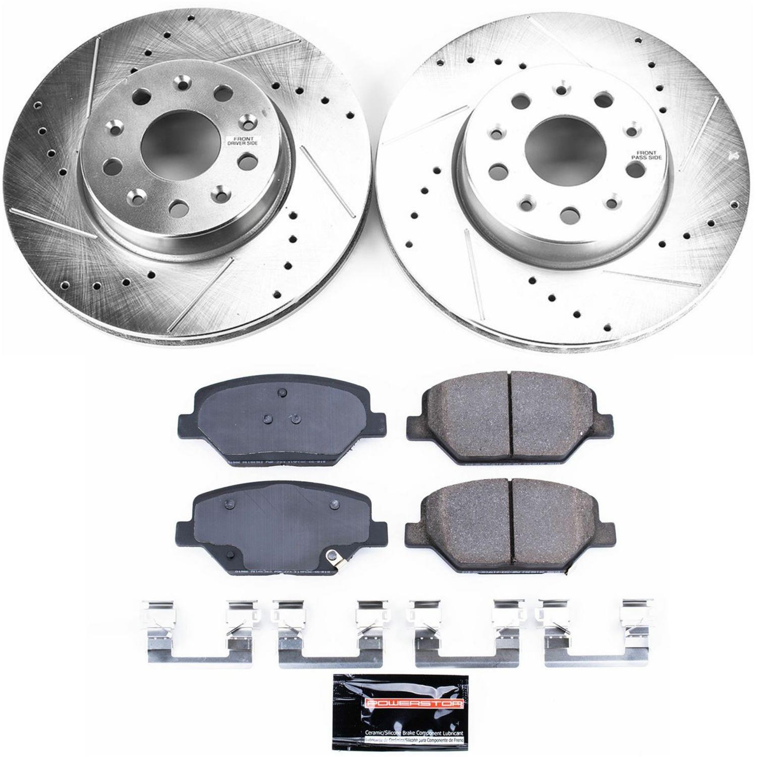 Power Stop 16-19 Chevrolet Camaro Front & Rear Z23 Evolution Sport Brake Kit (1x psbK7289, 1x psbK7295) thumbnail 3