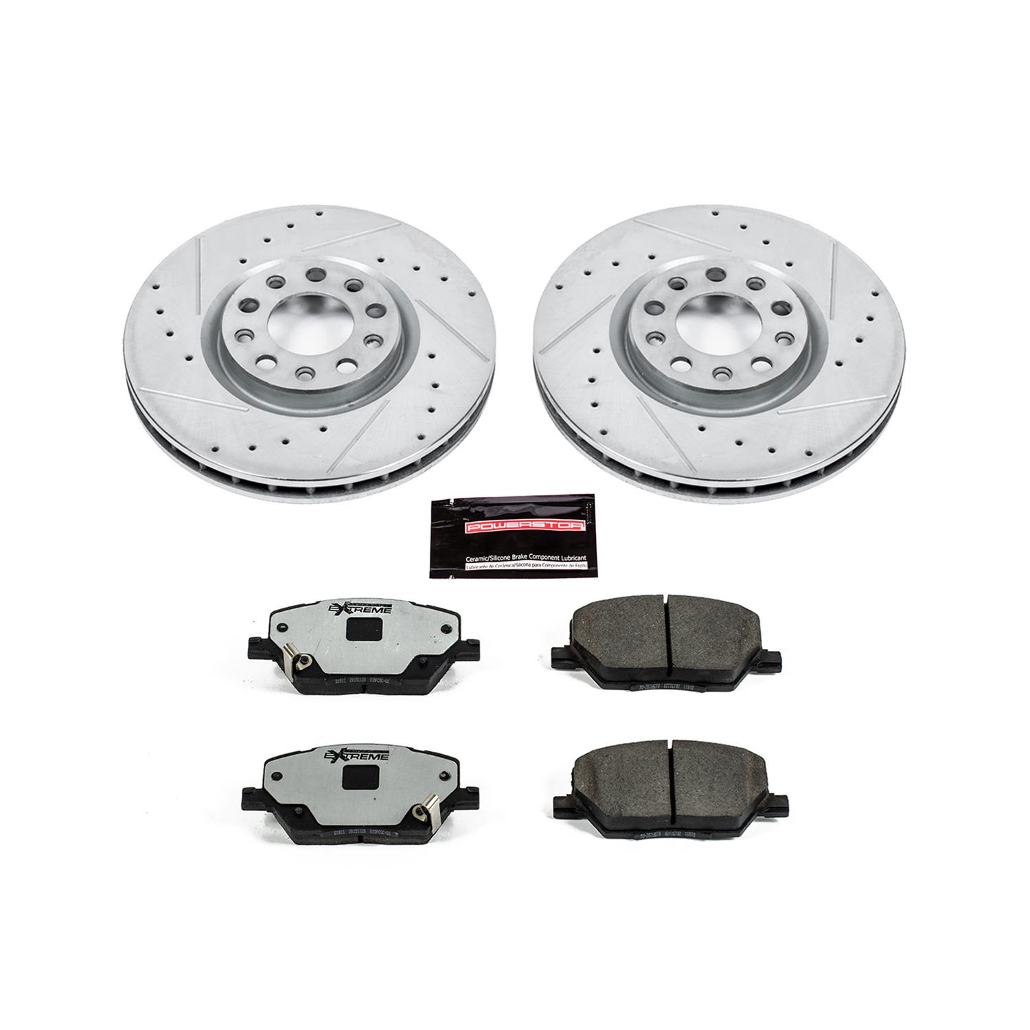 Power Stop 16-18 Fiat 500X Front & Rear Z36 Truck & Tow Brake Kit (1x psbK7299-36, 1x psbK7301-36) thumbnail 7