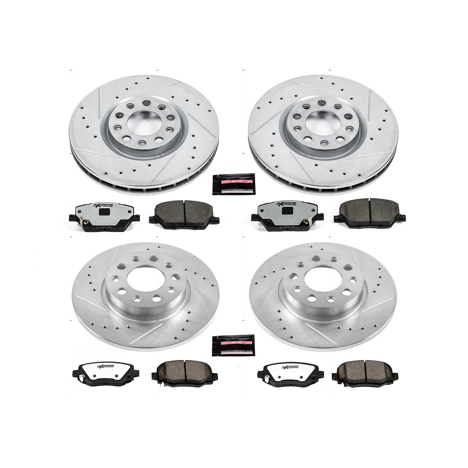 Power Stop 16-18 Fiat 500X Front & Rear Z36 Truck & Tow Brake Kit (1x psbK7299-36, 1x psbK7301-36) thumbnail 5