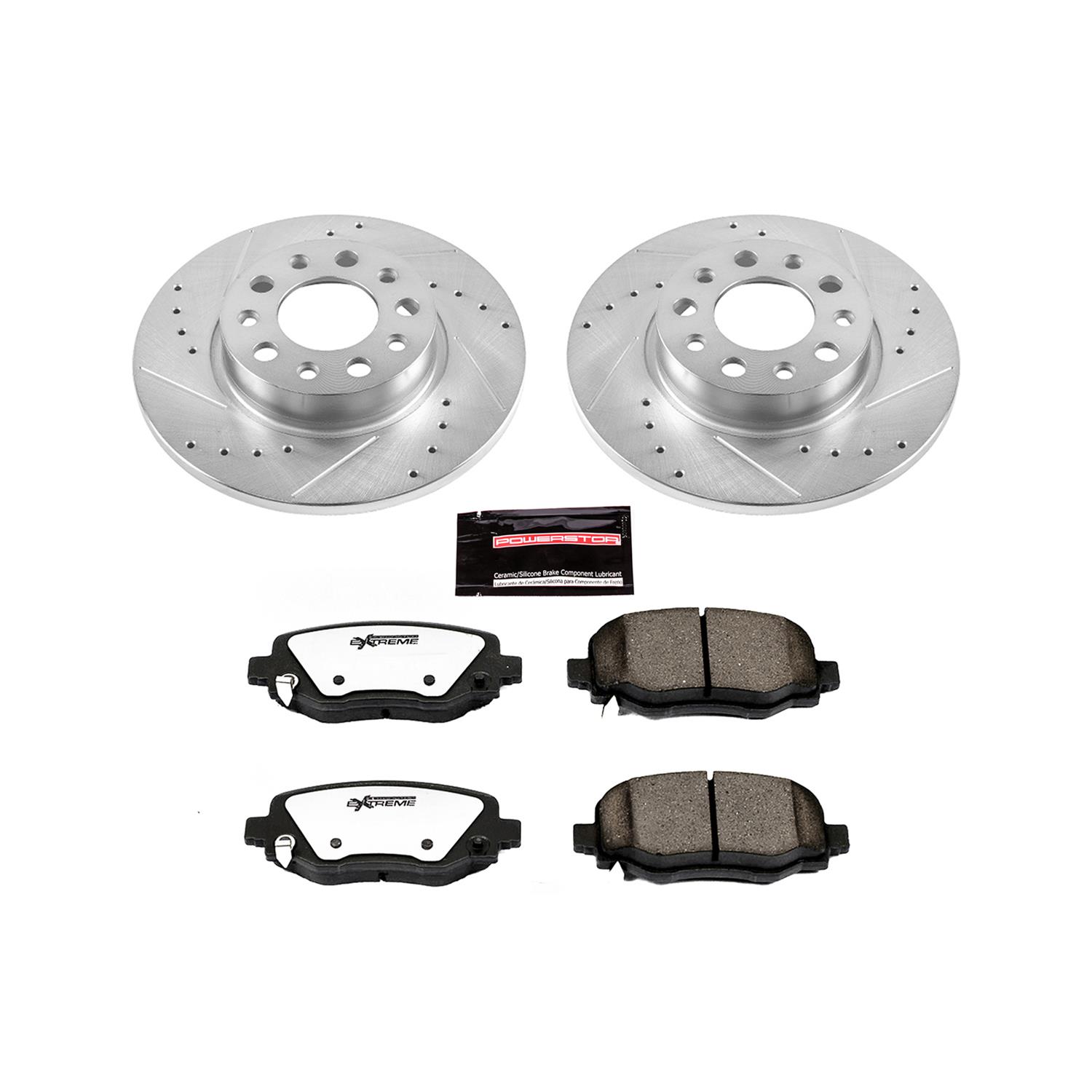 Power Stop 16-18 Fiat 500X Front & Rear Z36 Truck & Tow Brake Kit (1x psbK7299-36, 1x psbK7301-36) thumbnail 6