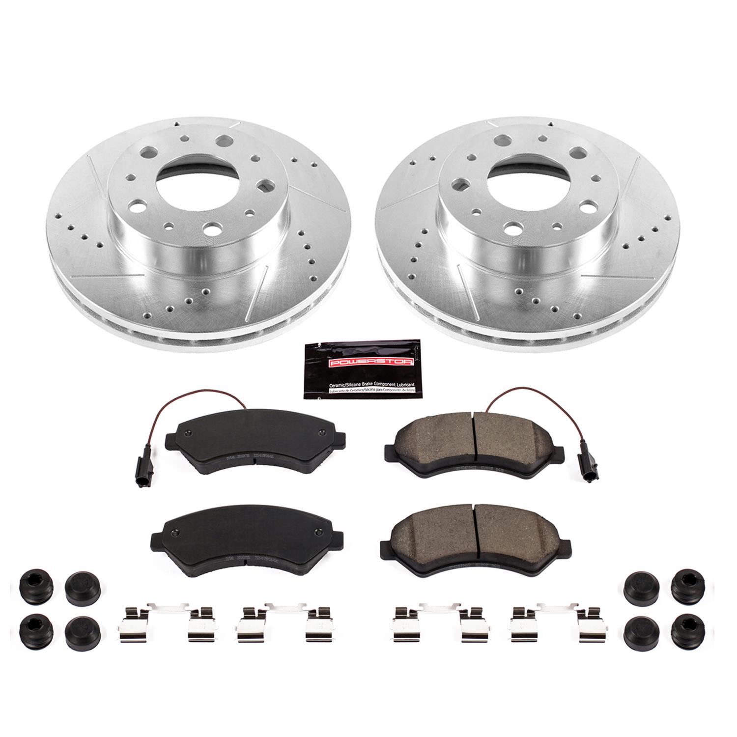 Power Stop K7303 Power Stop Z23 Evolution Sport Brake Upgrade Kits