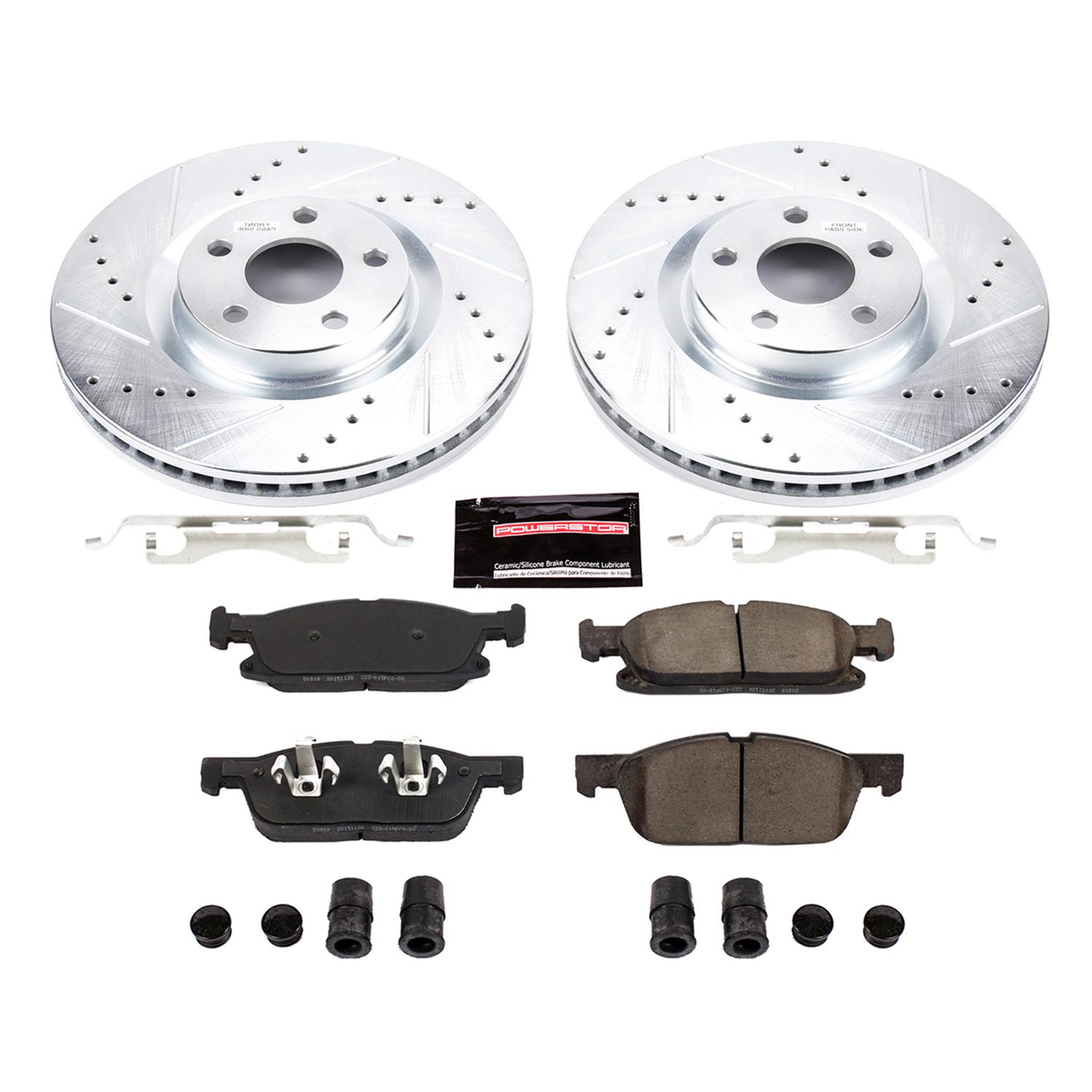 Power Stop K7321 Power Stop Z23 Evolution Sport Brake Upgrade Kits
