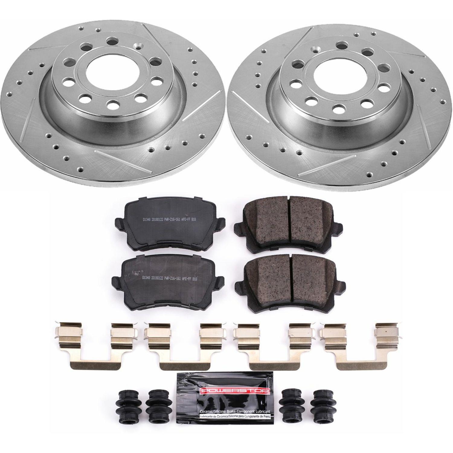 Power Stop K7324 Power Stop Z23 Evolution Sport Brake Upgrade Kits