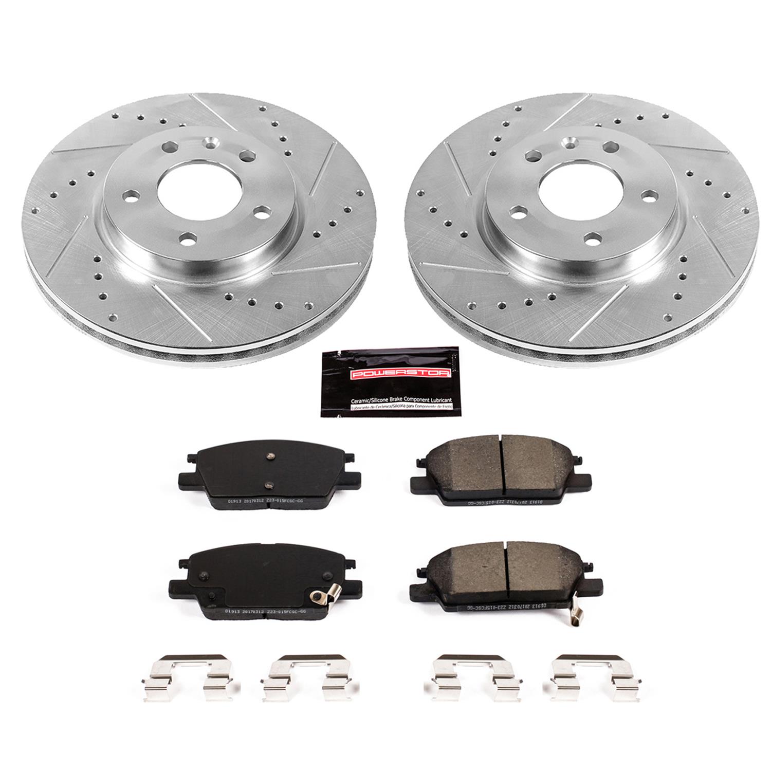 Power Stop Z23 Evolution Sport Brake Kit - Front | 2006-2007 Subaru WRX (K2367) main image 1
