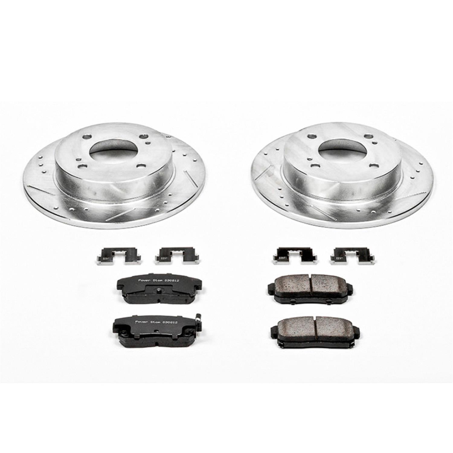 Power Stop 01-02 Infiniti G20 Rear Z23 Evolution Sport Brake Kit w/Calipers (1x psbS2626, 1x psbK741) thumbnail 5