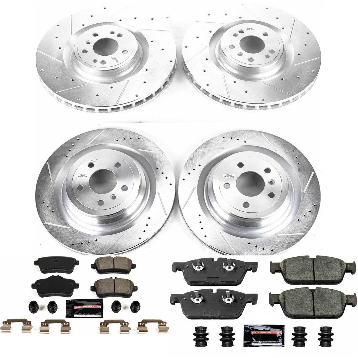 Power Stop 17-18 Mercedes-Benz GLS550 Front & Rear Z23 Evolution Brake Kit (Bundled Kit) thumbnail 7
