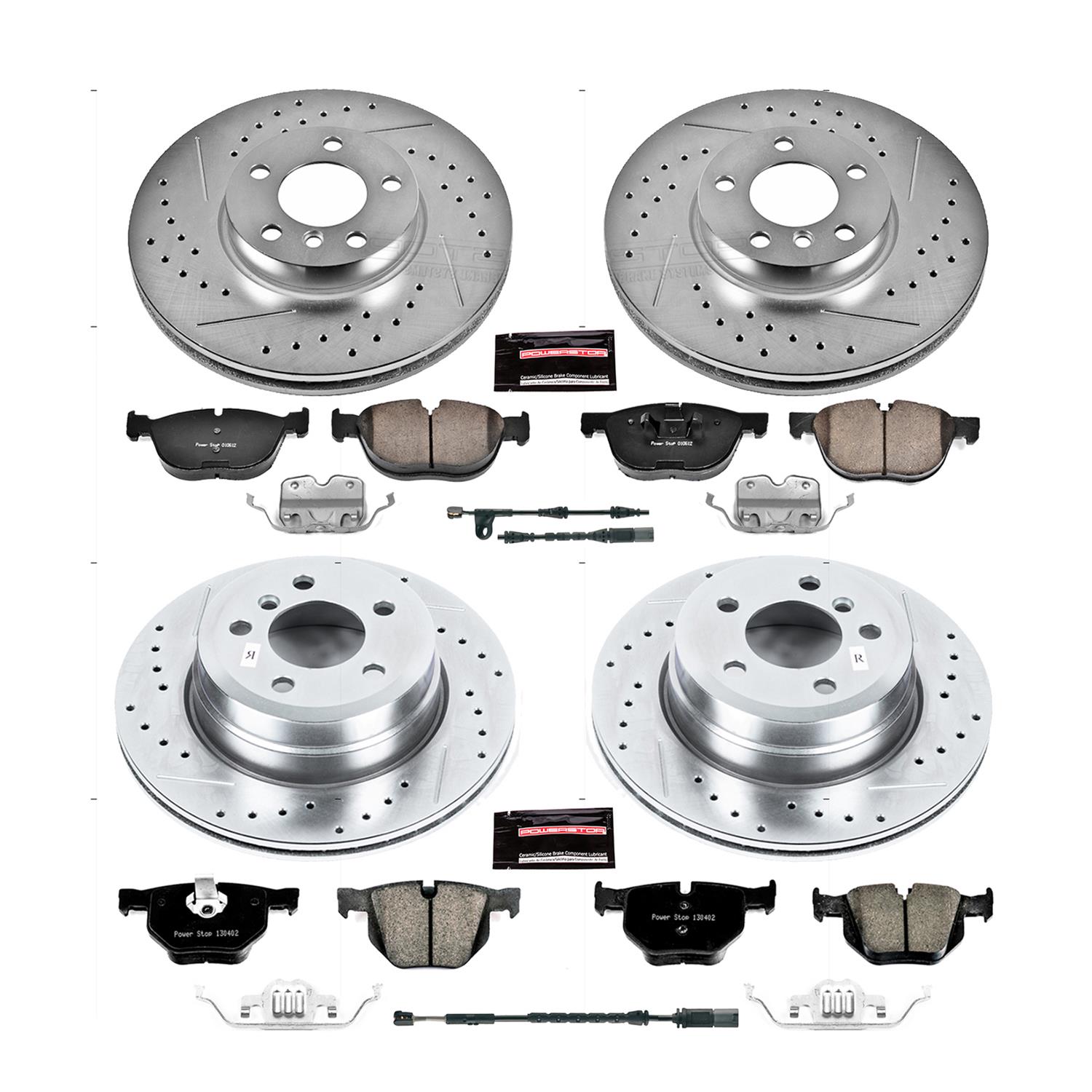 Power Stop 16-18 BMW X5 Front & Rear Z23 Evolution Sport Brake Kit (1x psbK7429, 1x psbK6064) thumbnail 8