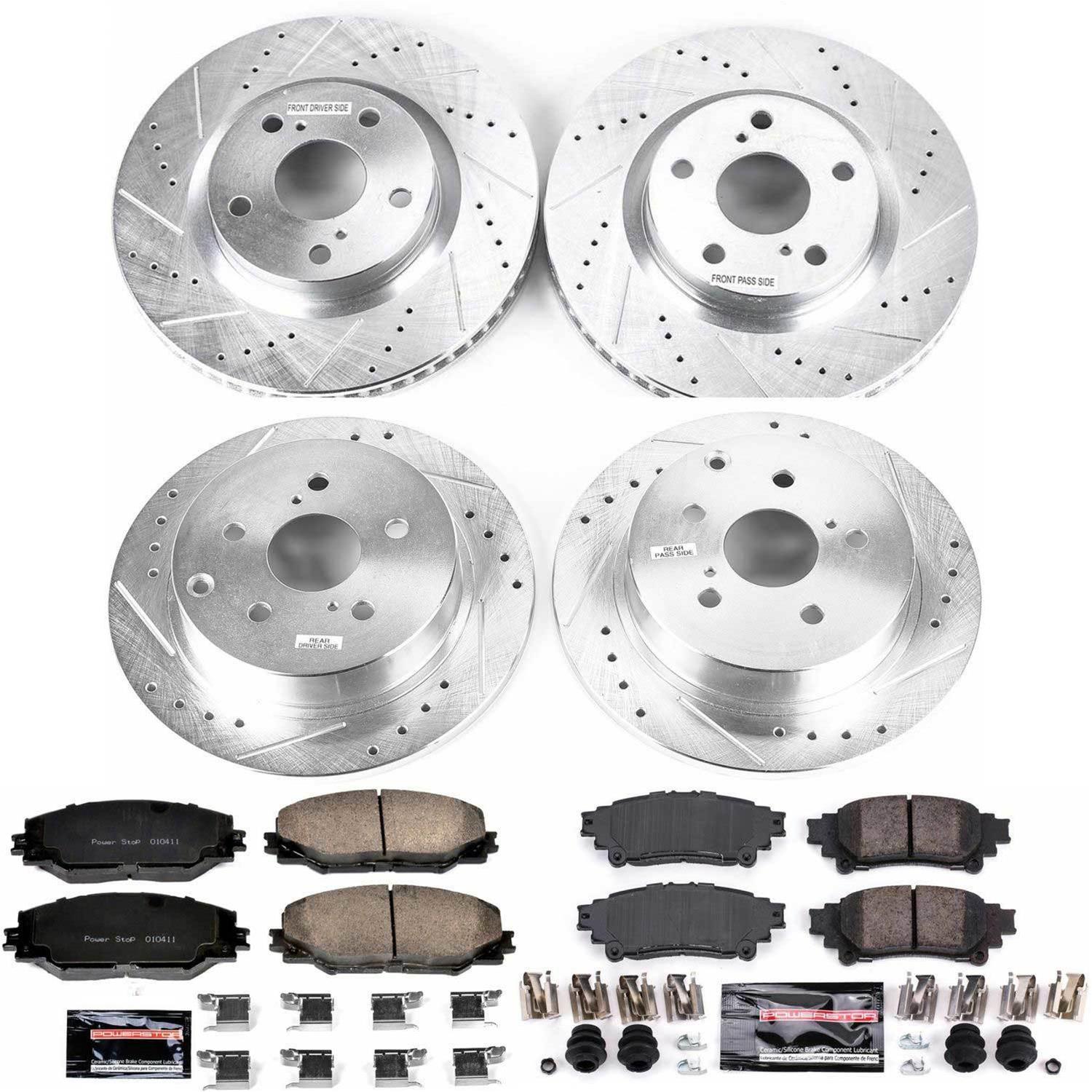 Power Stop 16-18 Toyota Mirai Front & Rear Z23 Evolution Sport Brake Kit (1x psbK3054, 1x psbK6099) thumbnail 3