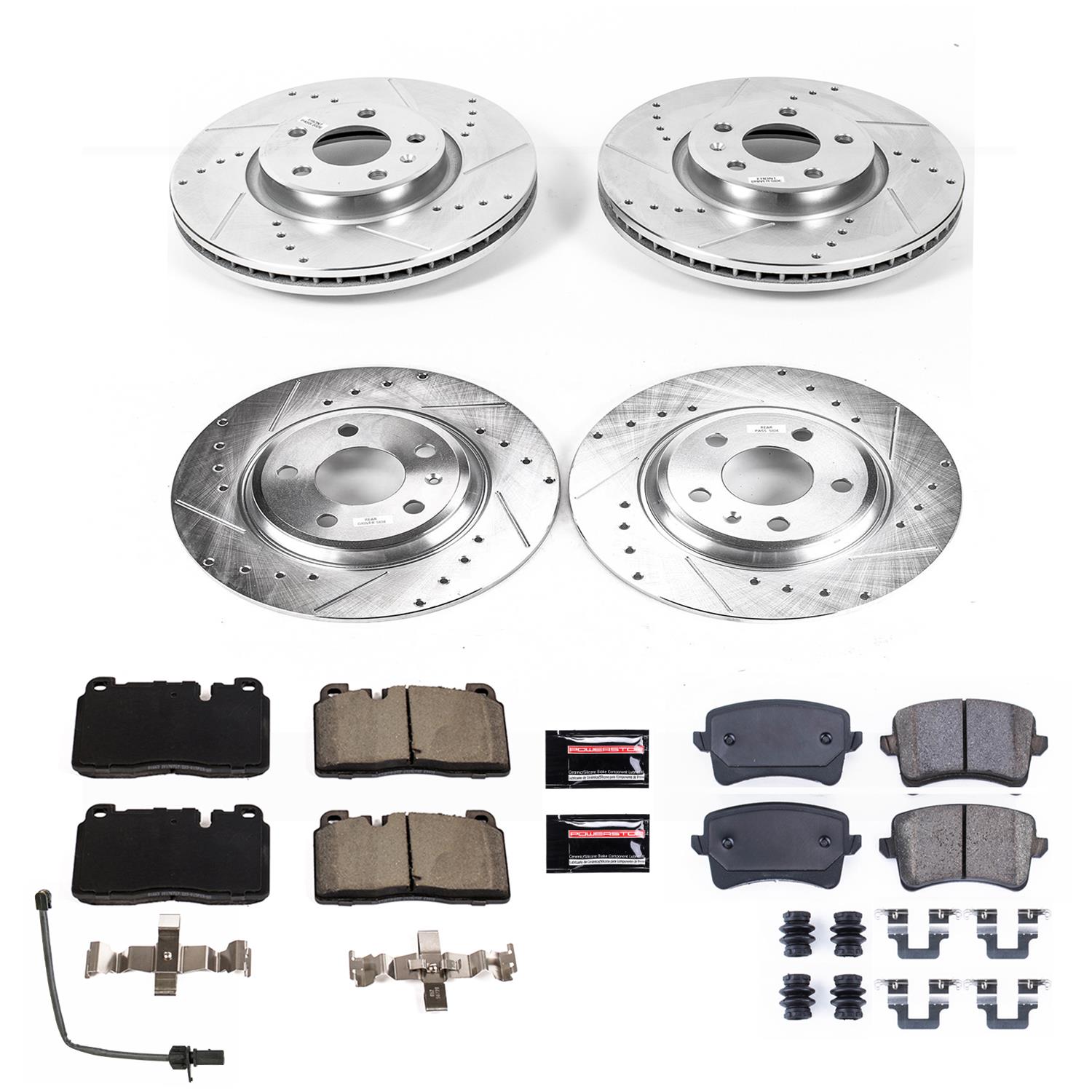 Power Stop 14-17 Audi Q5 Front & Rear Z23 Evolution Sport Brake Kit (1x psbK4745, 1x psbK7653) thumbnail 8