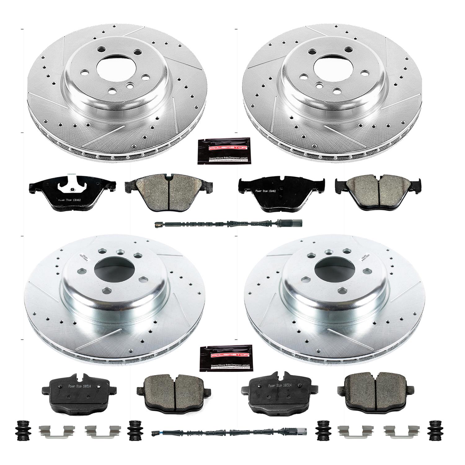 Power Stop 12-16 BMW 640i Front & Rear Z23 Evolution Sport Brake Kit (1x psbK6020, 1x psbK6037) thumbnail 3